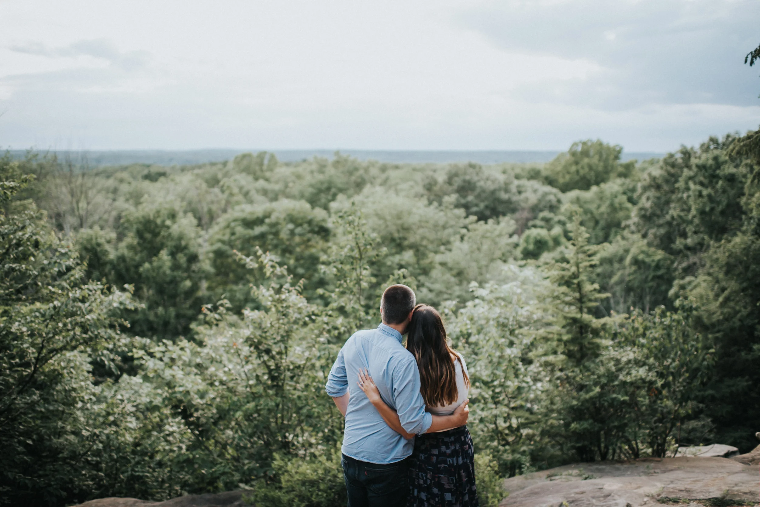 Blue Hen Falls Engagement photos | Laura and Ryan