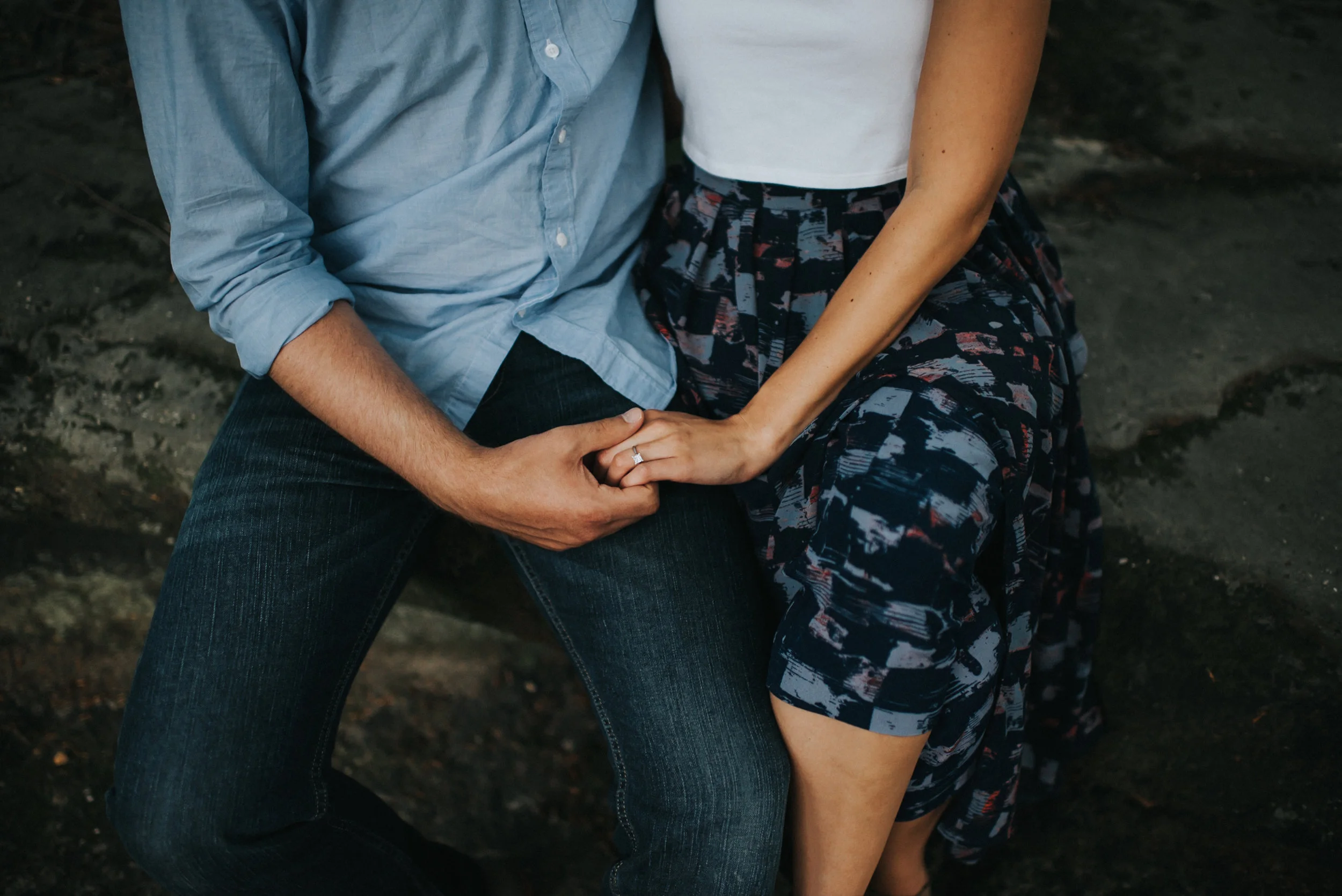 Blue Hen Falls Engagement photos | Laura and Ryan