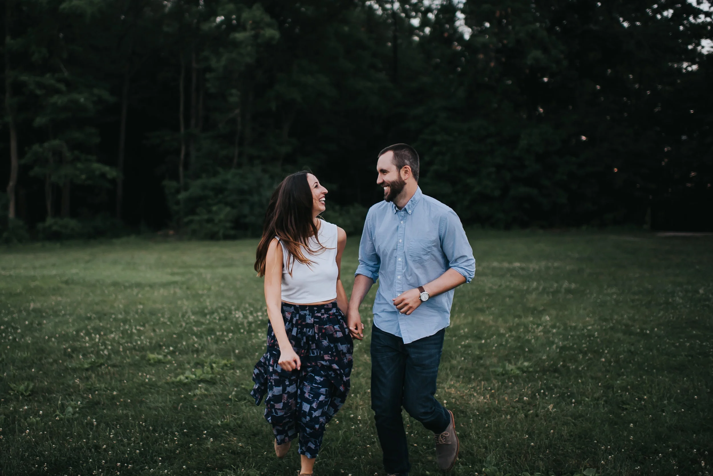 Blue Hen Falls Engagement photos | Laura and Ryan