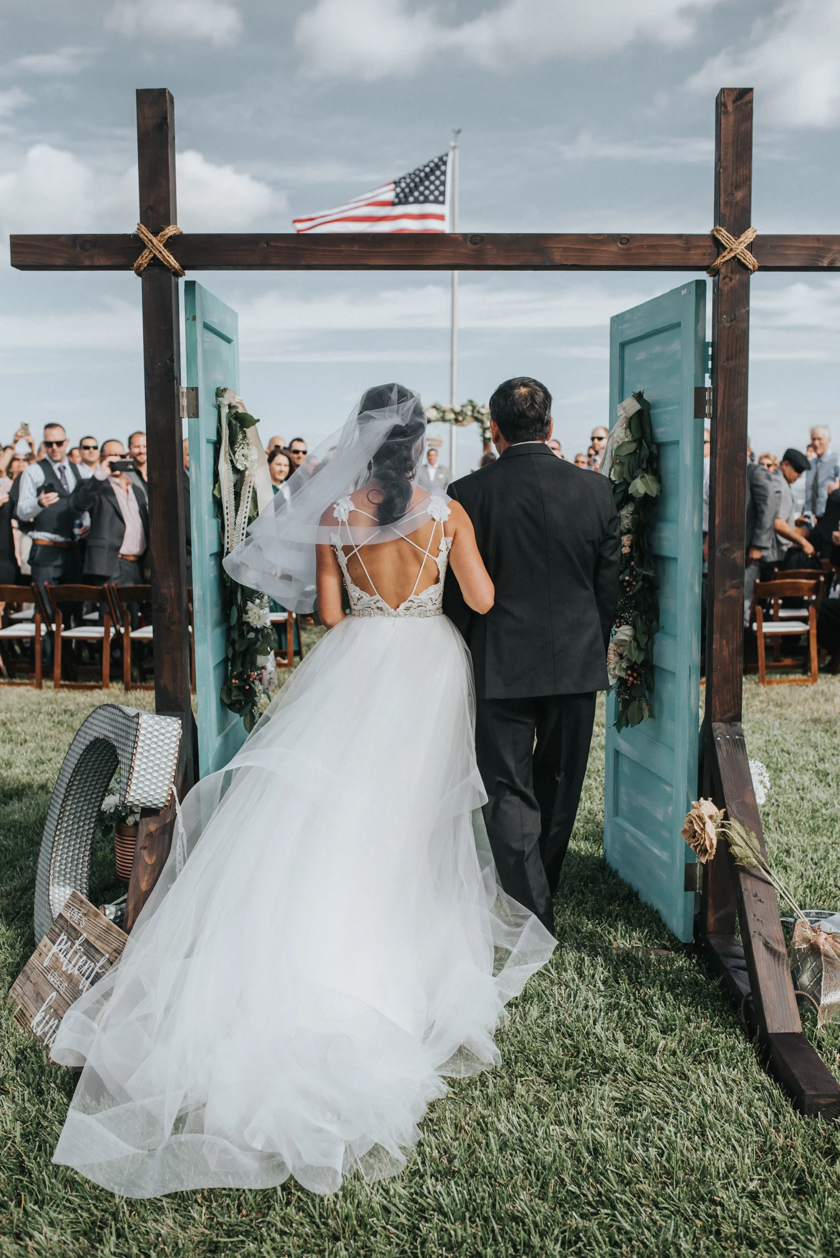 backyard wedding in san dimas california katie and mike