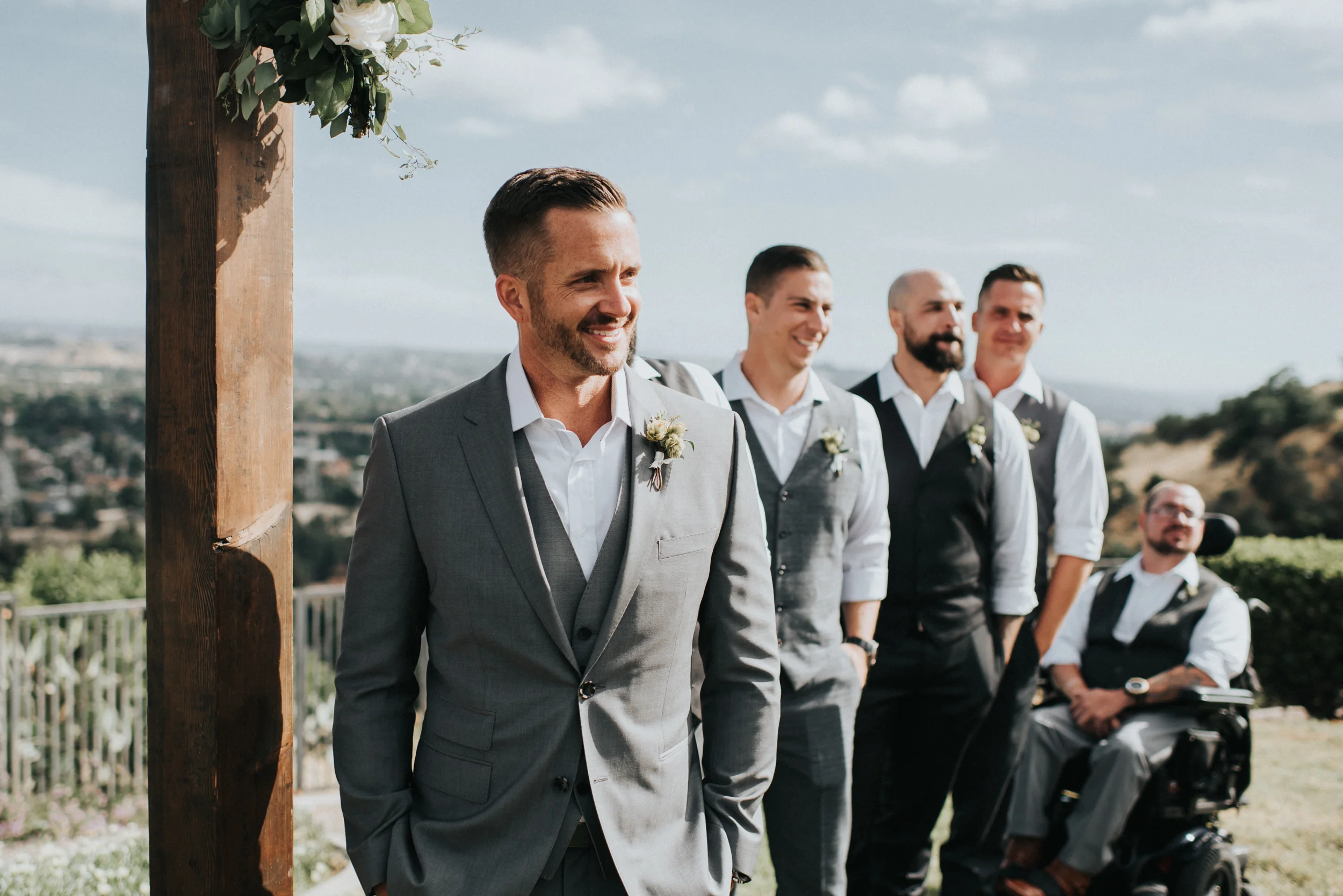 backyard wedding in san dimas california katie and mike