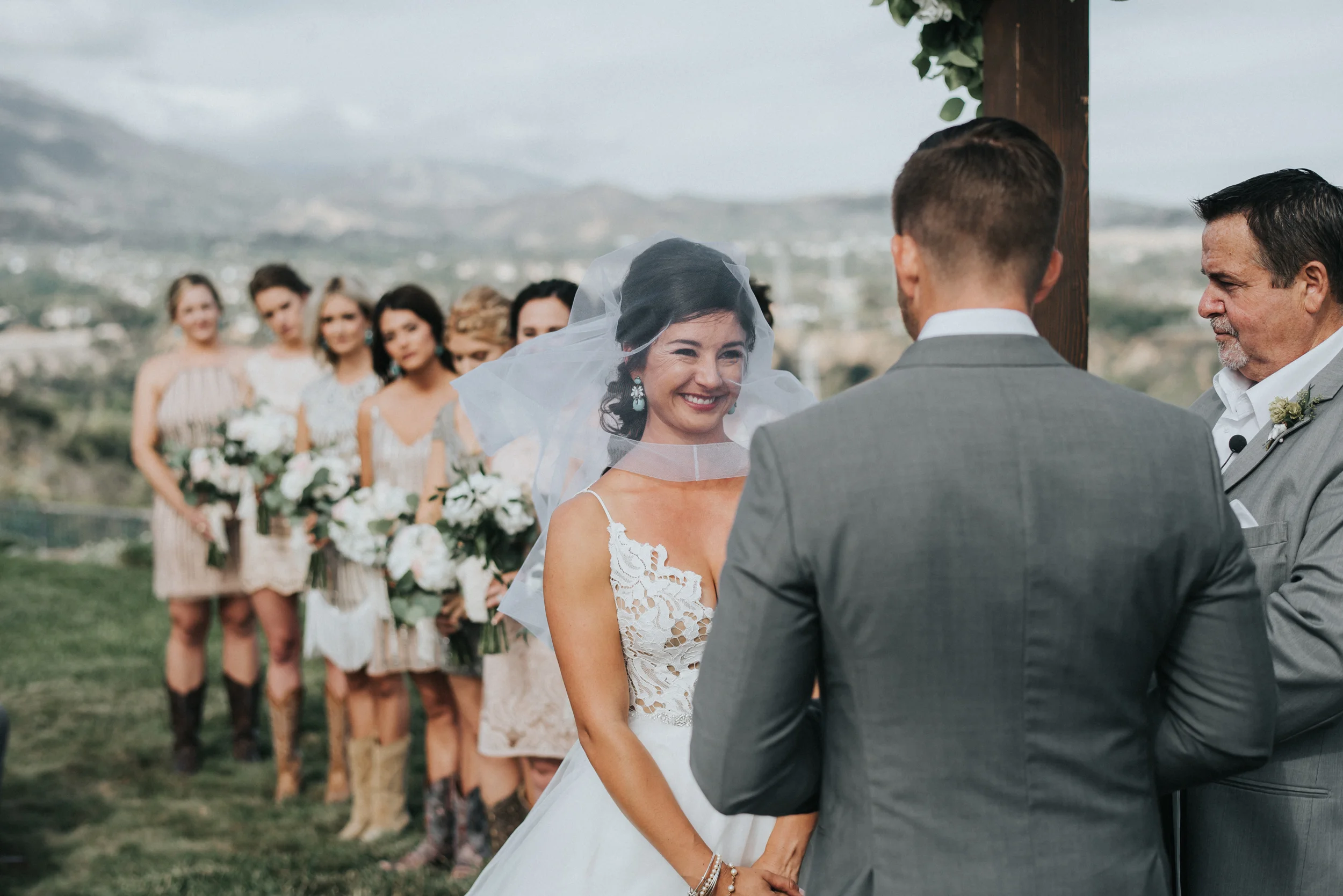 backyard wedding in san dimas california katie and mike