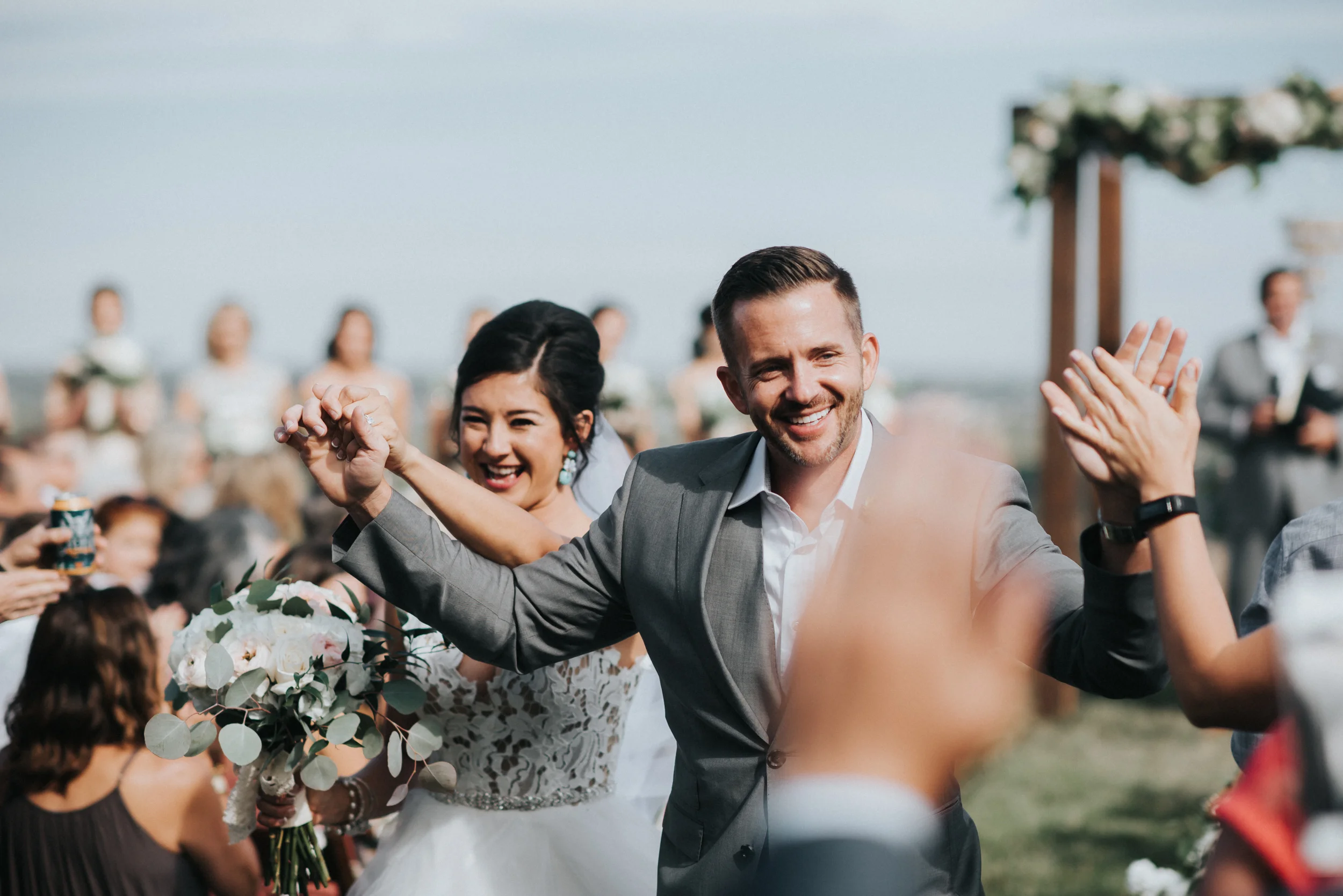 backyard wedding in san dimas california katie and mike