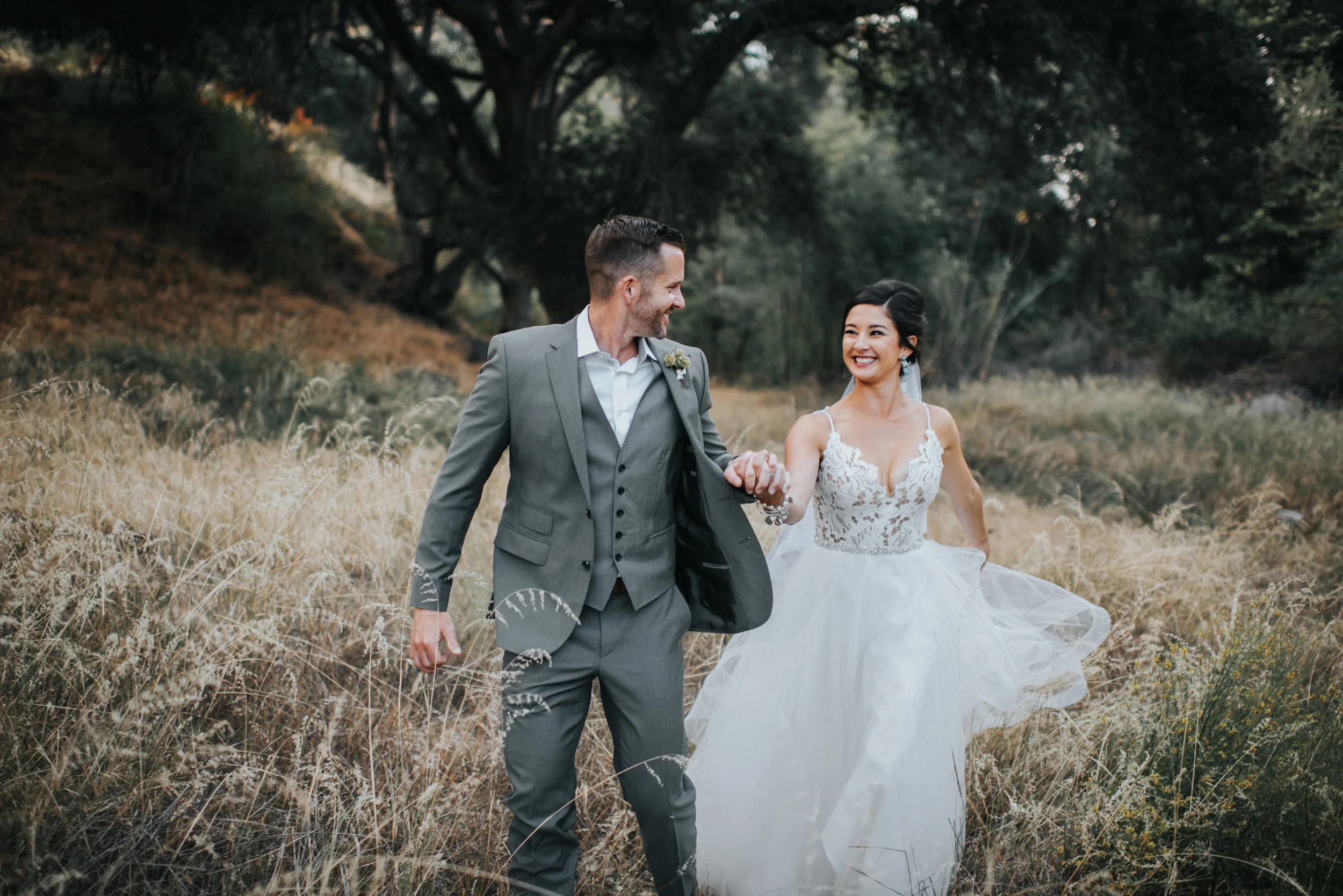 backyard wedding in san dimas california katie and mike