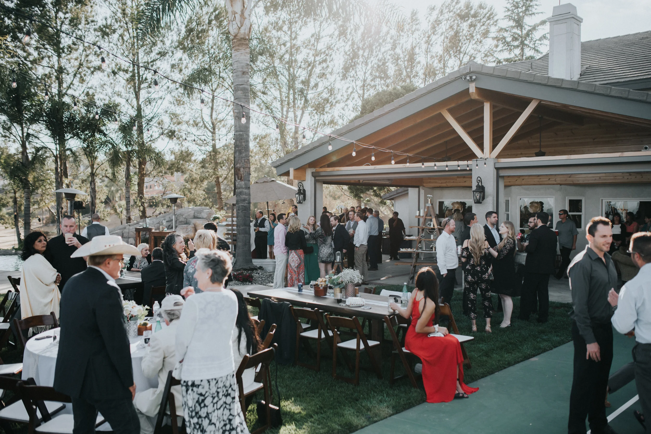 backyard wedding in san dimas california katie and mike