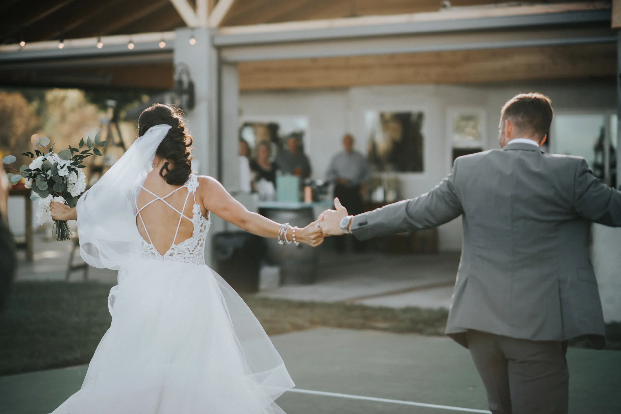 backyard wedding in san dimas california katie and mike
