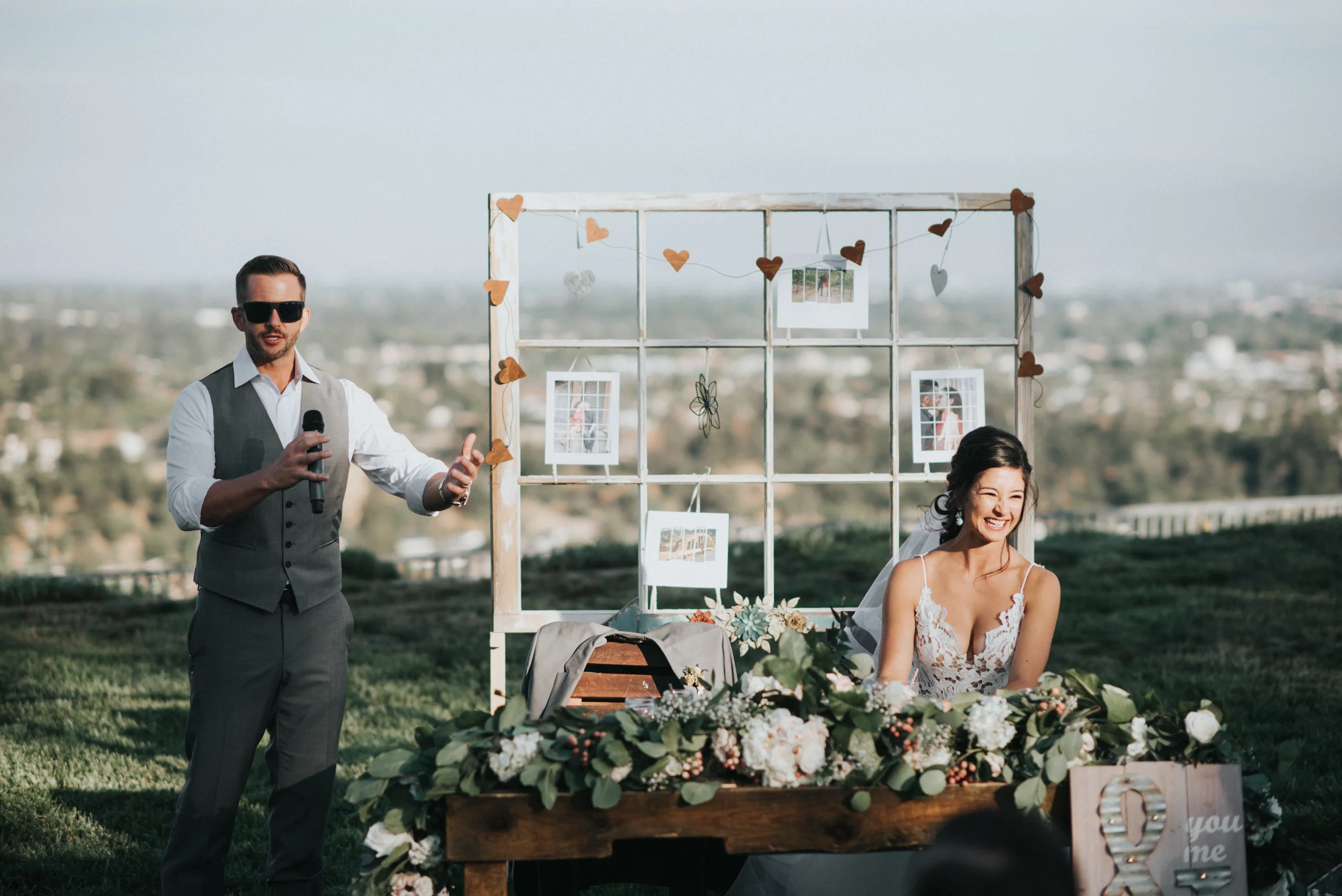 backyard wedding in san dimas california katie and mike
