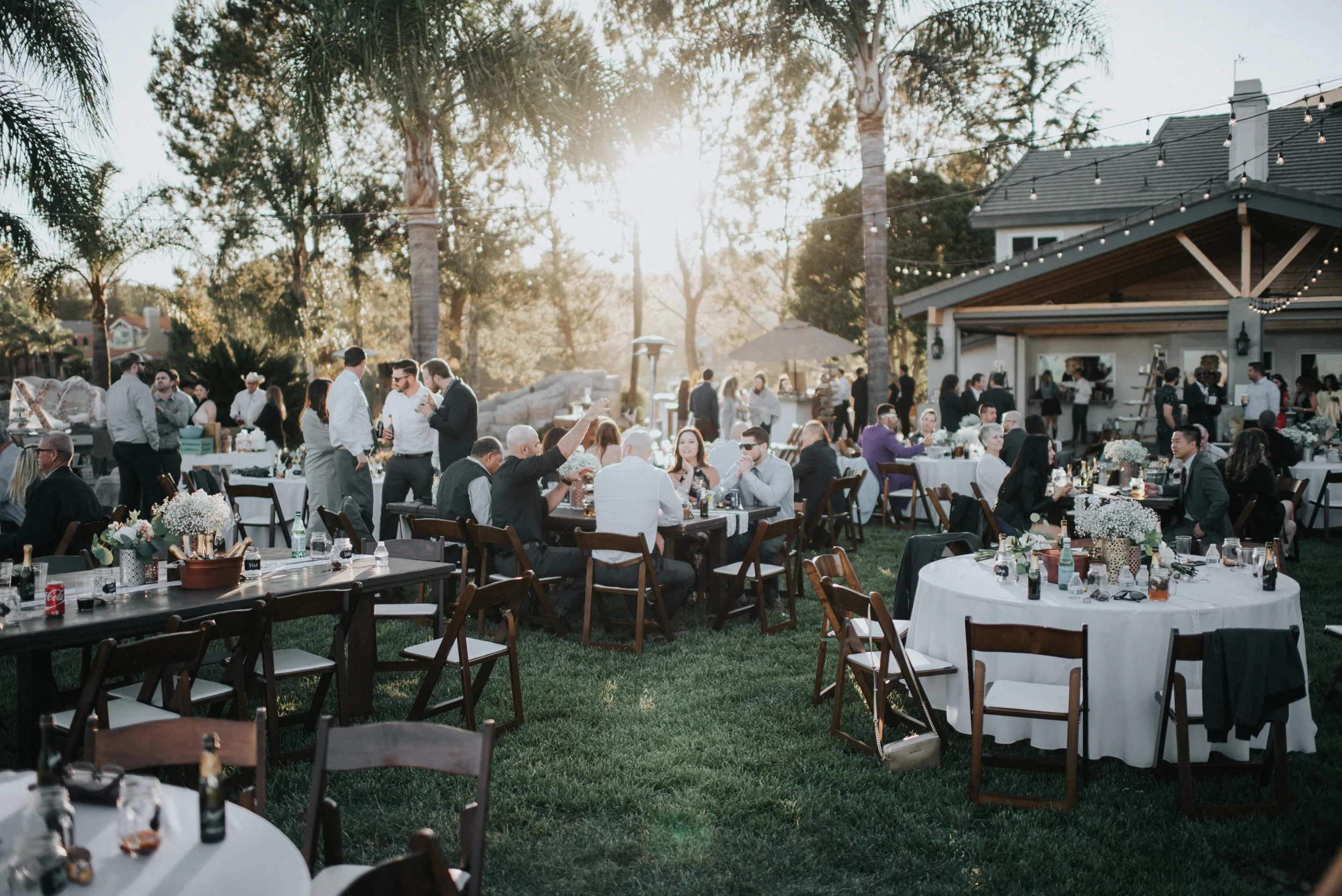 backyard wedding in san dimas california katie and mike
