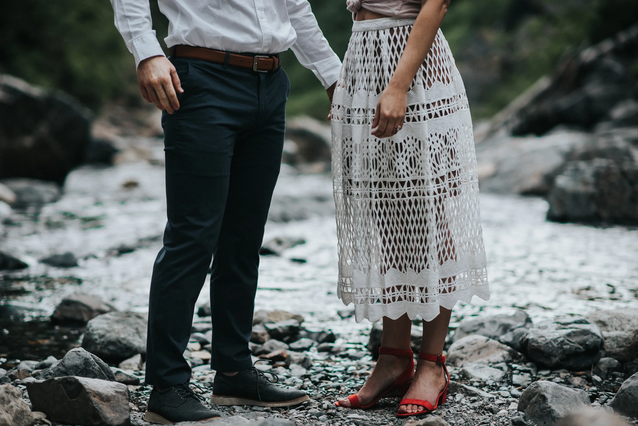 Engagement at Franklin Falls in Snoqualmie Pass, WA | Lauren & JC