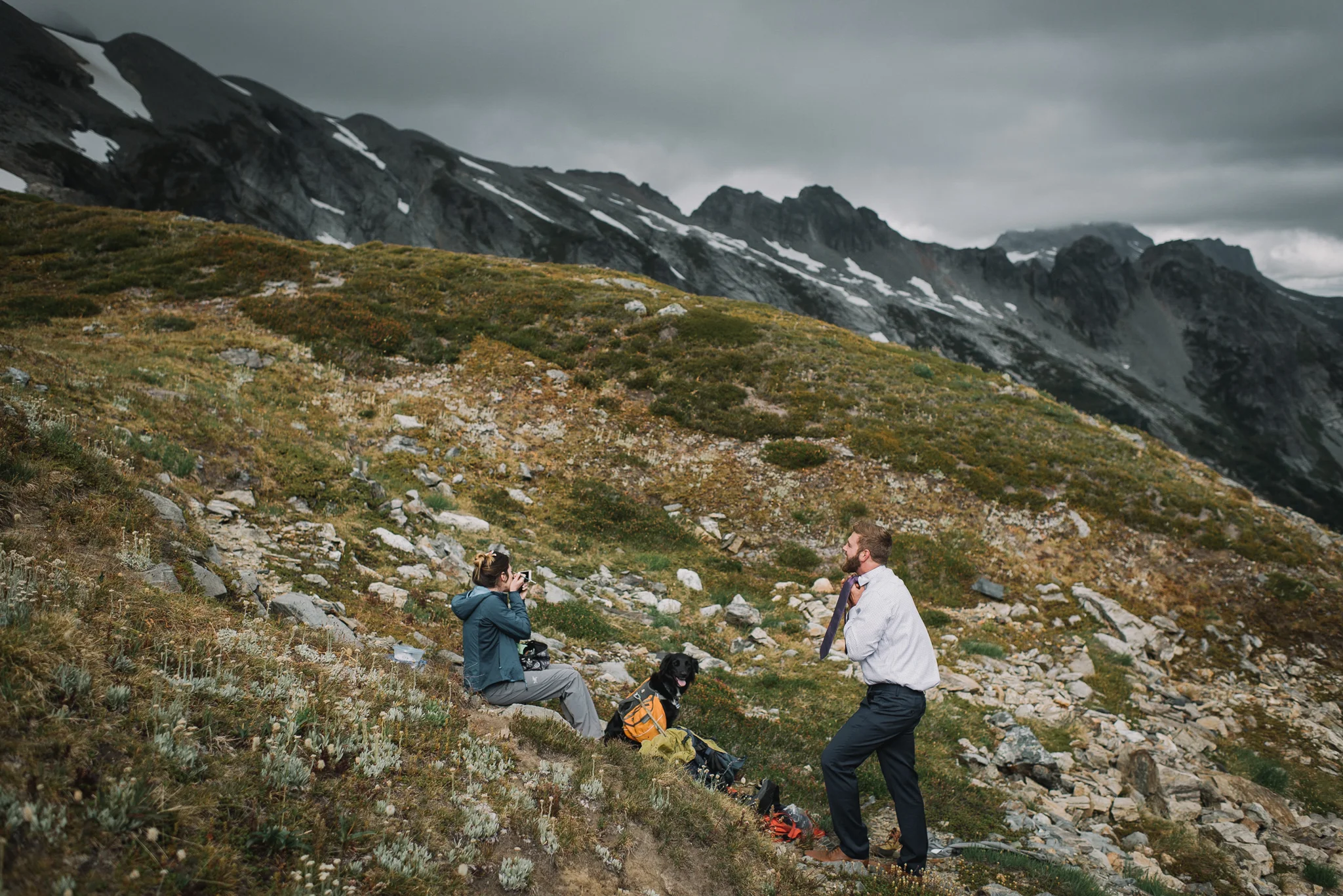 Sahale Arm Elopement In The North Cascades, Washington | Taylor & David