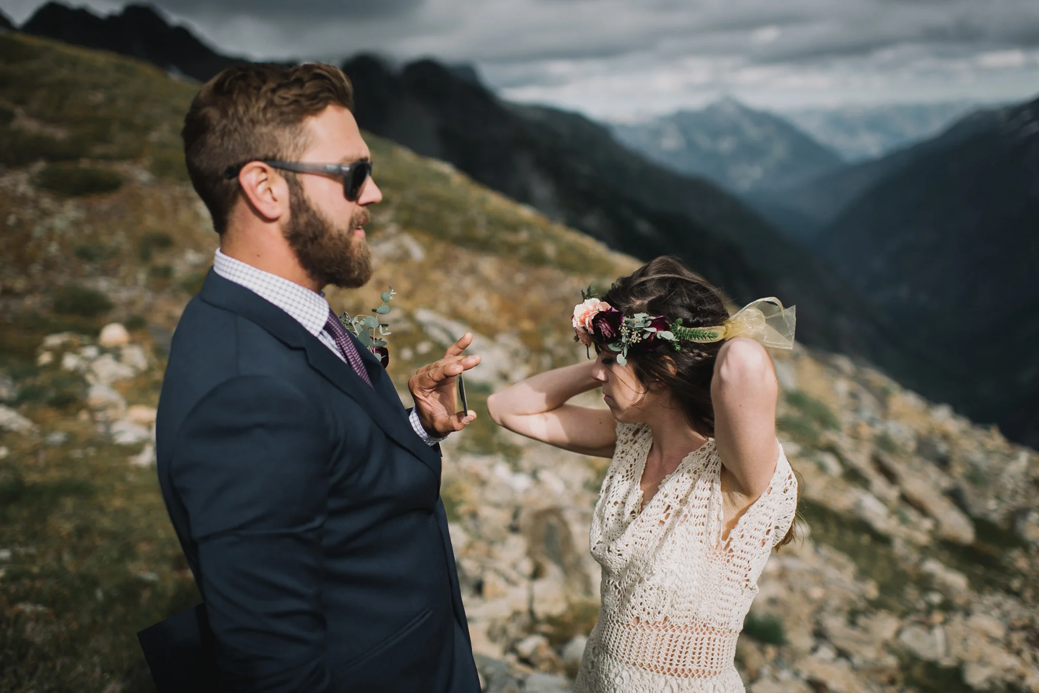 Sahale Arm Elopement In The North Cascades, Washington | Taylor & David