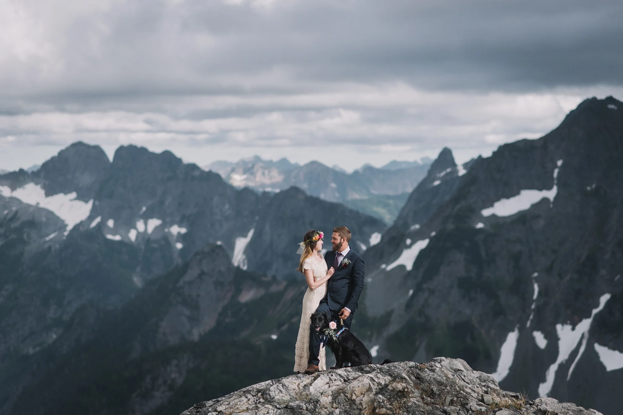 Sahale Arm Elopement In The North Cascades, Washington | Taylor & David