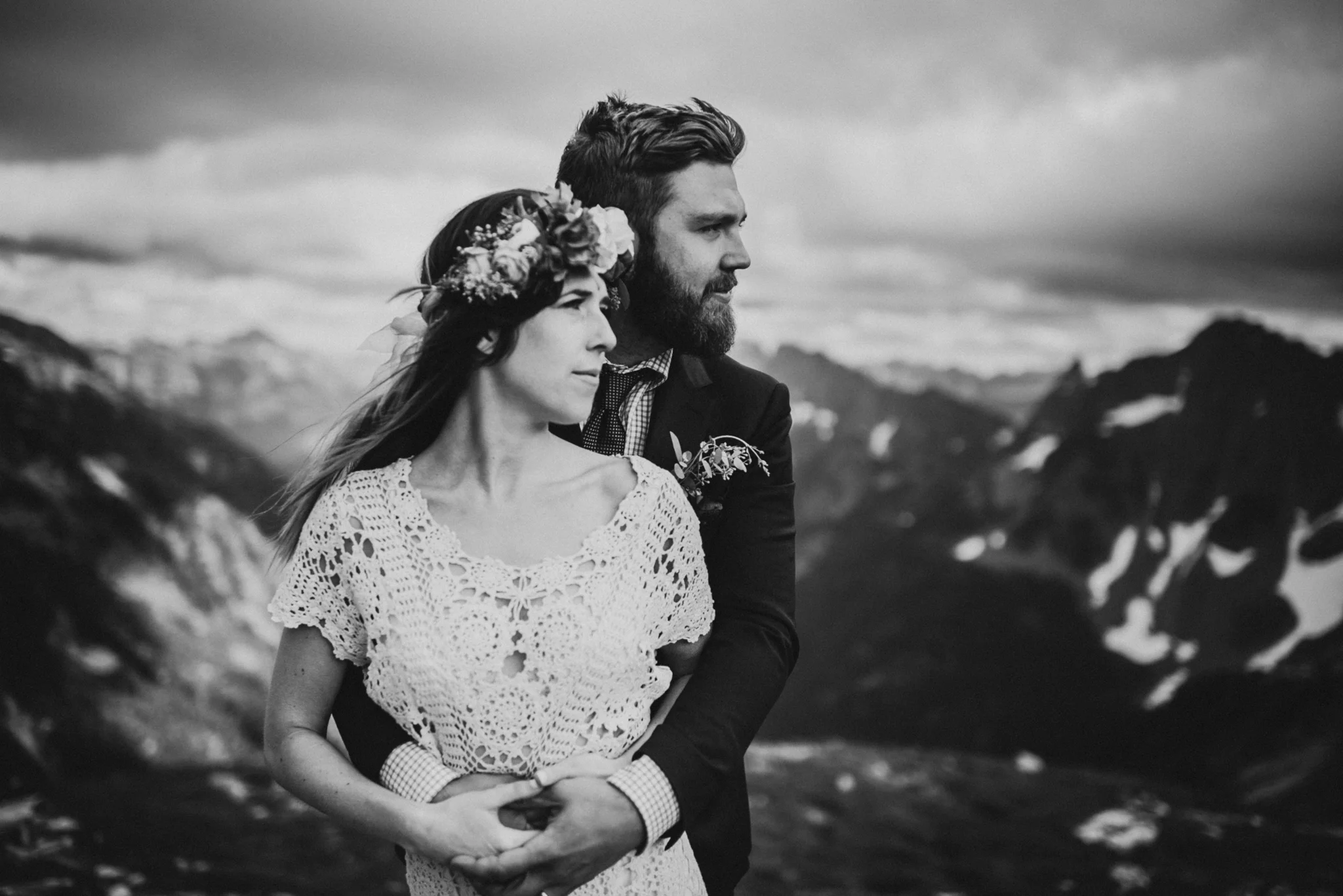 Sahale Arm Elopement In The North Cascades, Washington | Taylor & David