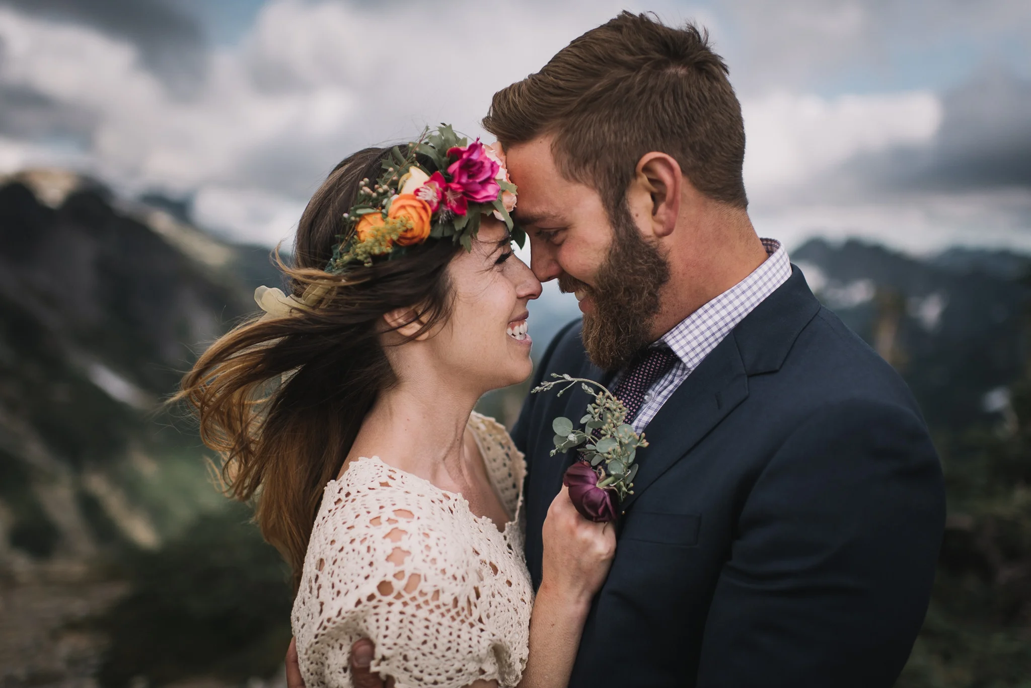 Sahale Arm Elopement In The North Cascades, Washington | Taylor & David