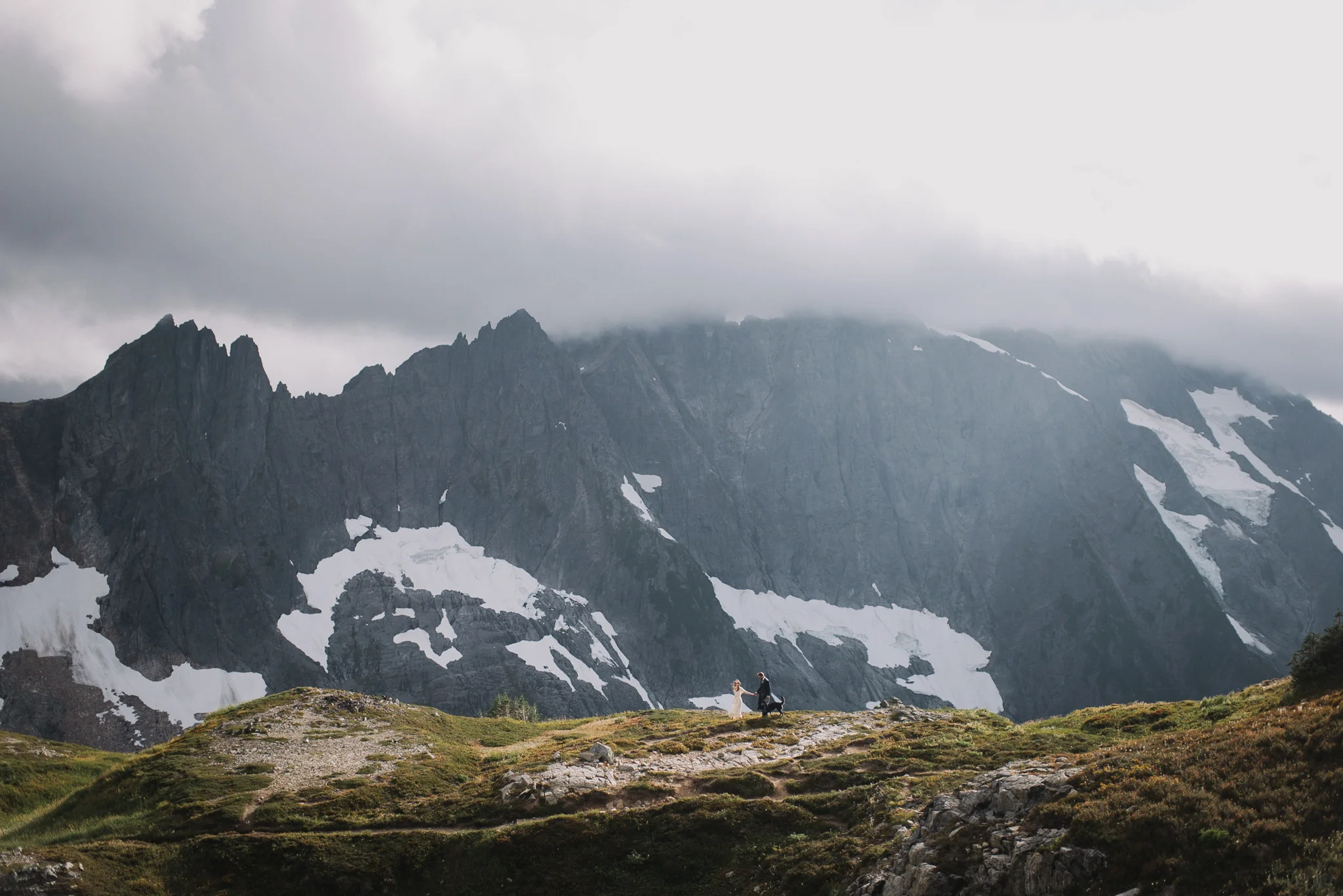 Sahale Arm Elopement In The North Cascades, Washington | Taylor & David