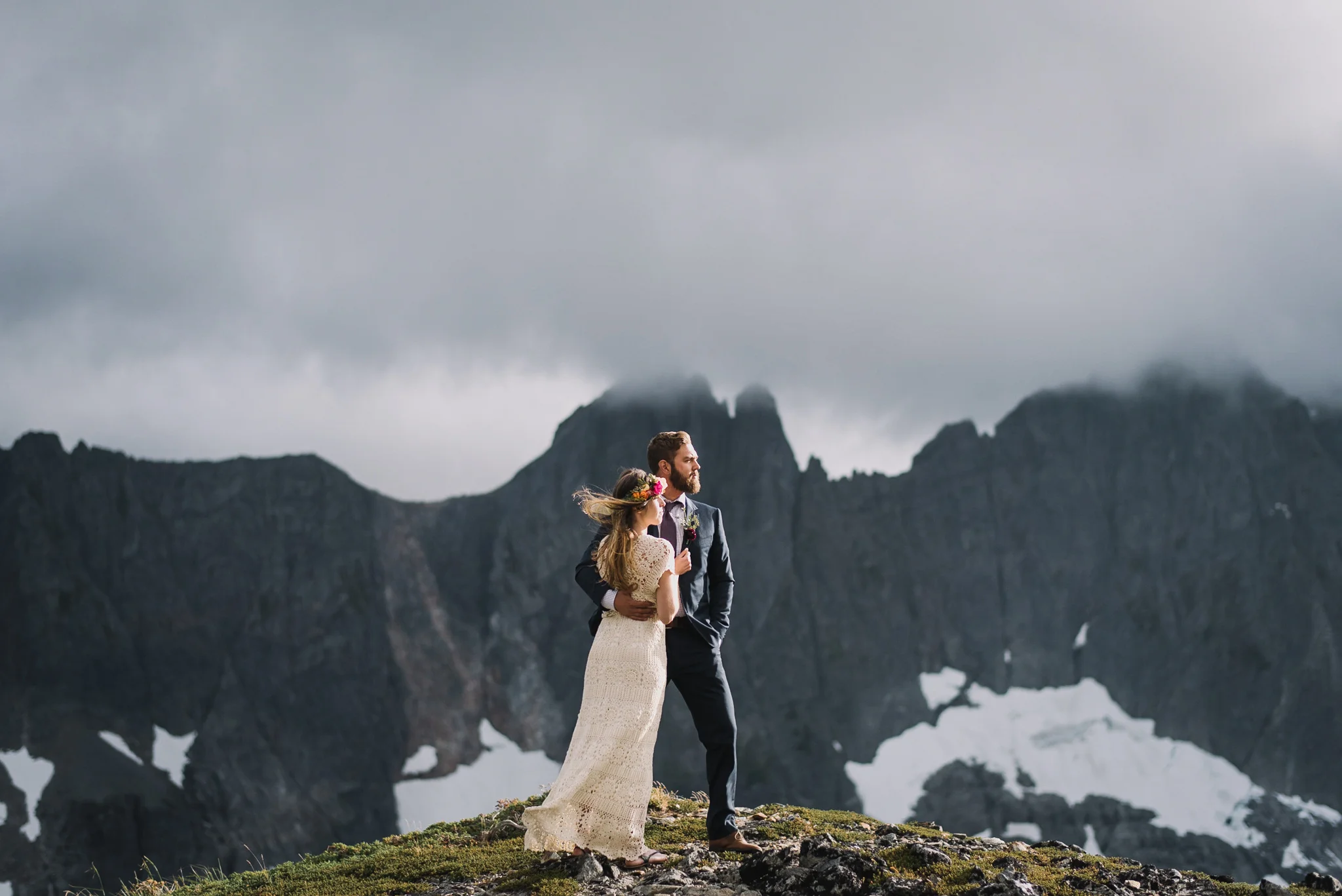 Sahale Arm Elopement In The North Cascades, Washington | Taylor & David