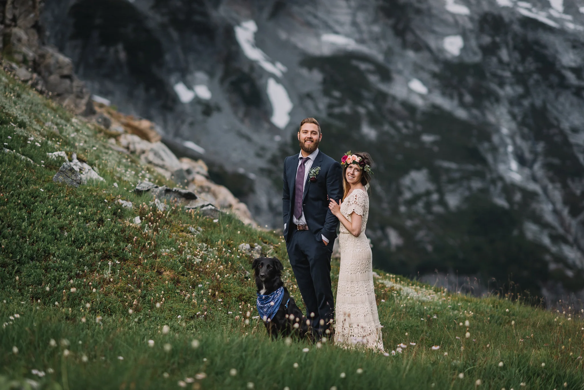 Sahale Arm Elopement In The North Cascades, Washington | Taylor & David
