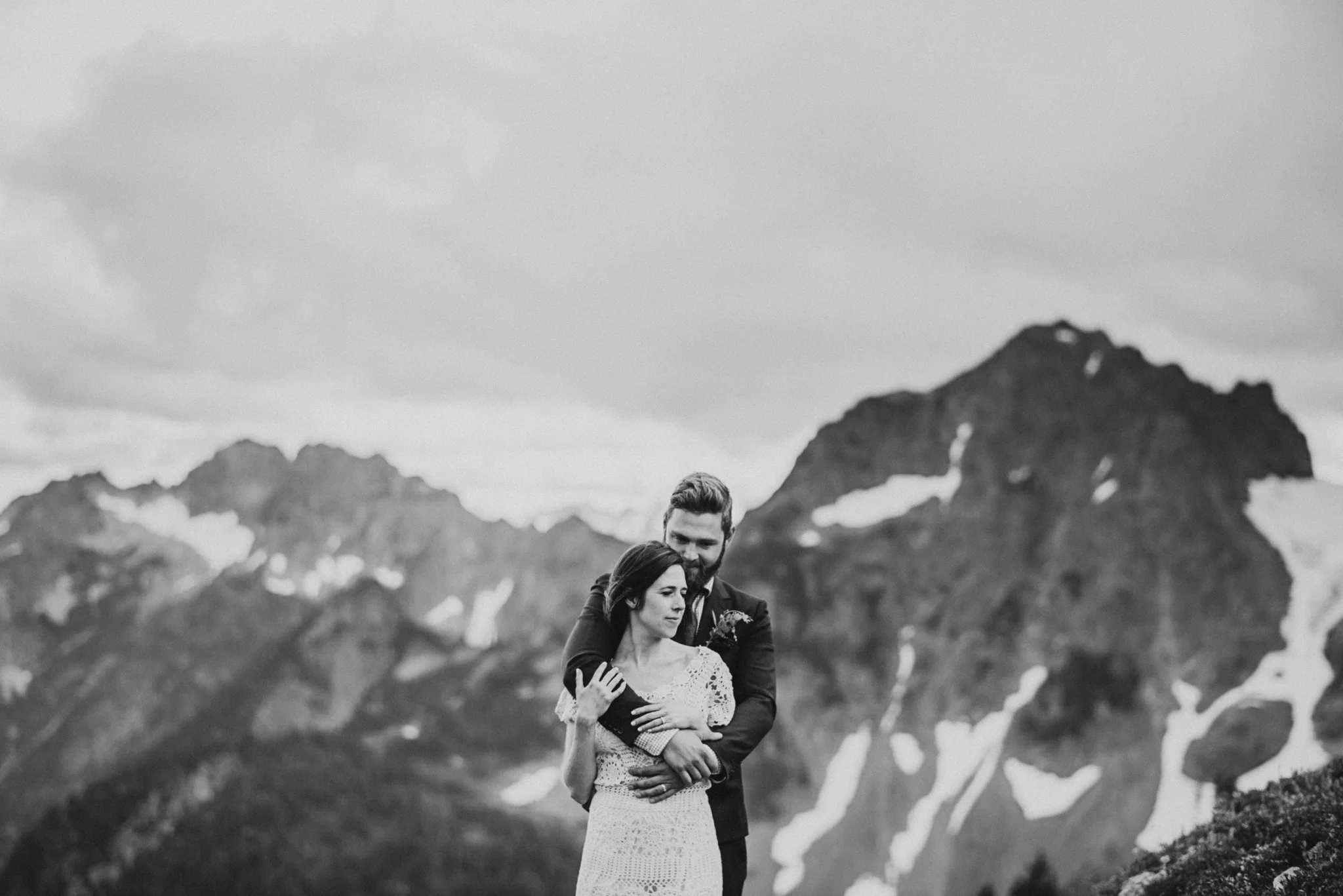 Sahale Arm Elopement In The North Cascades, Washington | Taylor & David