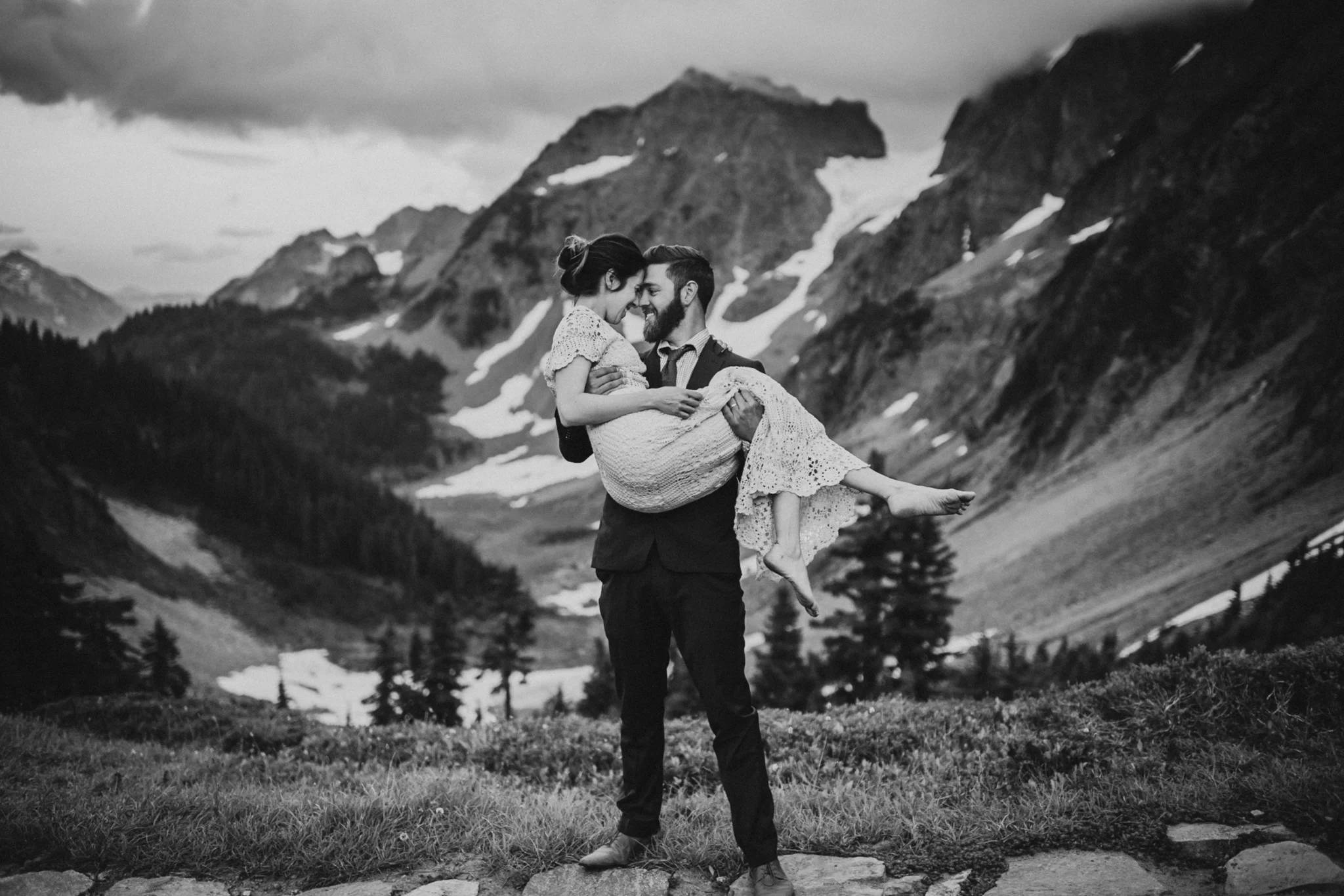 Sahale Arm Elopement In The North Cascades, Washington | Taylor & David