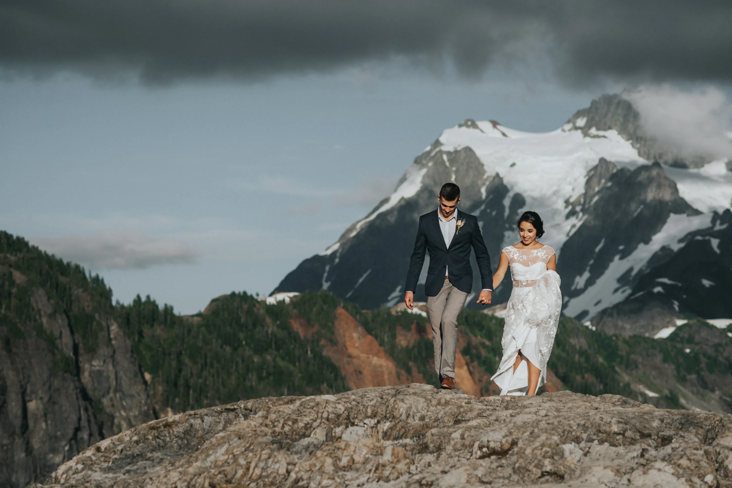 Styled Elopement at Artist Point, Mount Baker Washington | Alyssa & Ethan