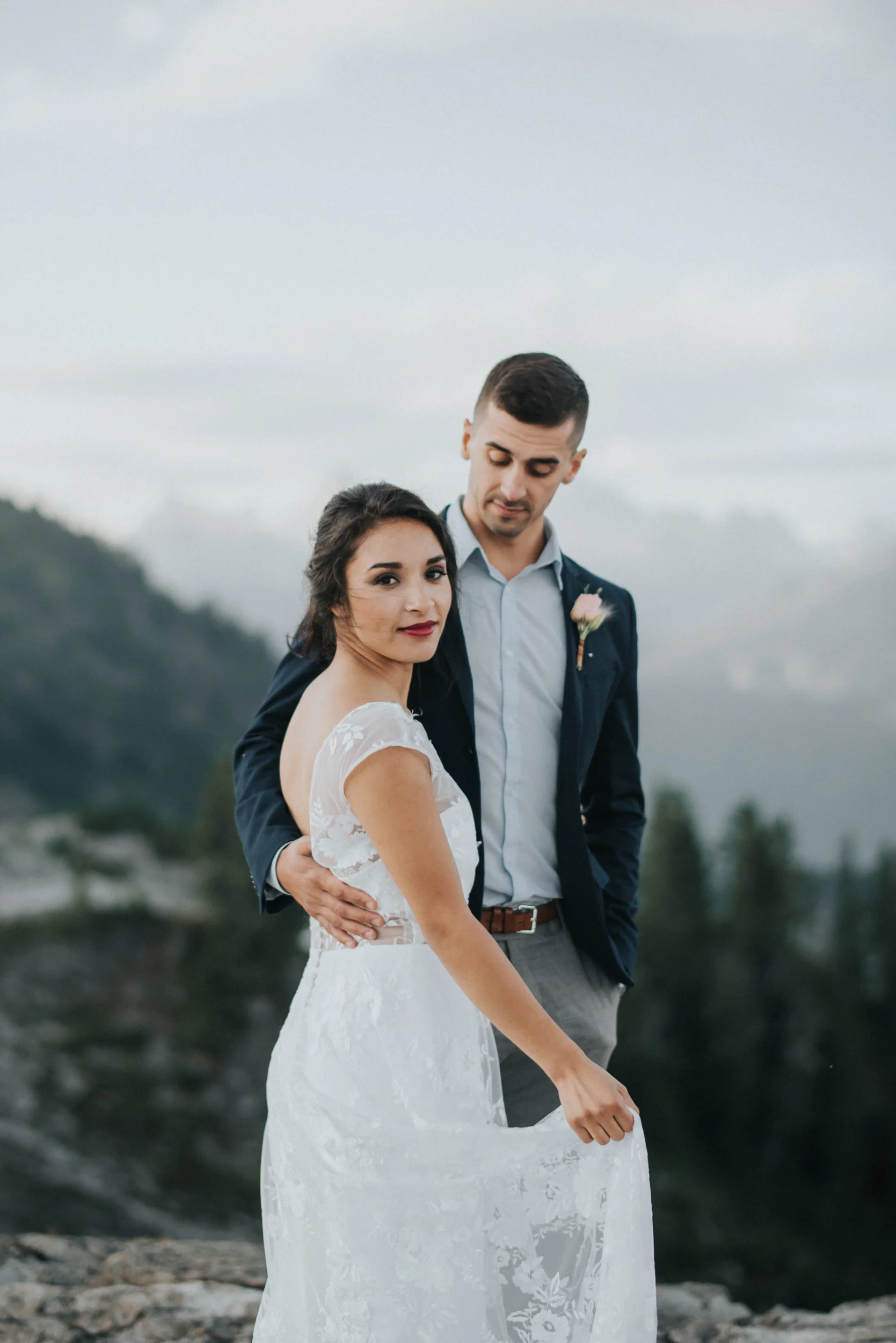 Styled Elopement at Artist Point, Mount Baker Washington | Alyssa & Ethan