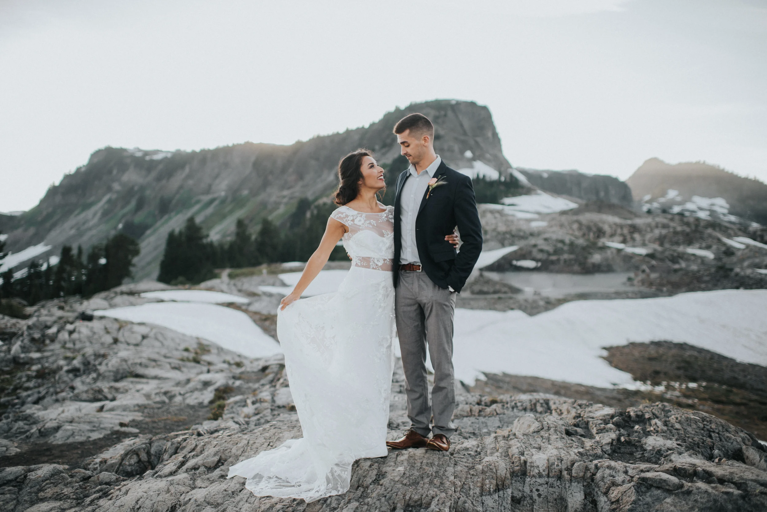 Styled Elopement at Artist Point, Mount Baker Washington | Alyssa & Ethan