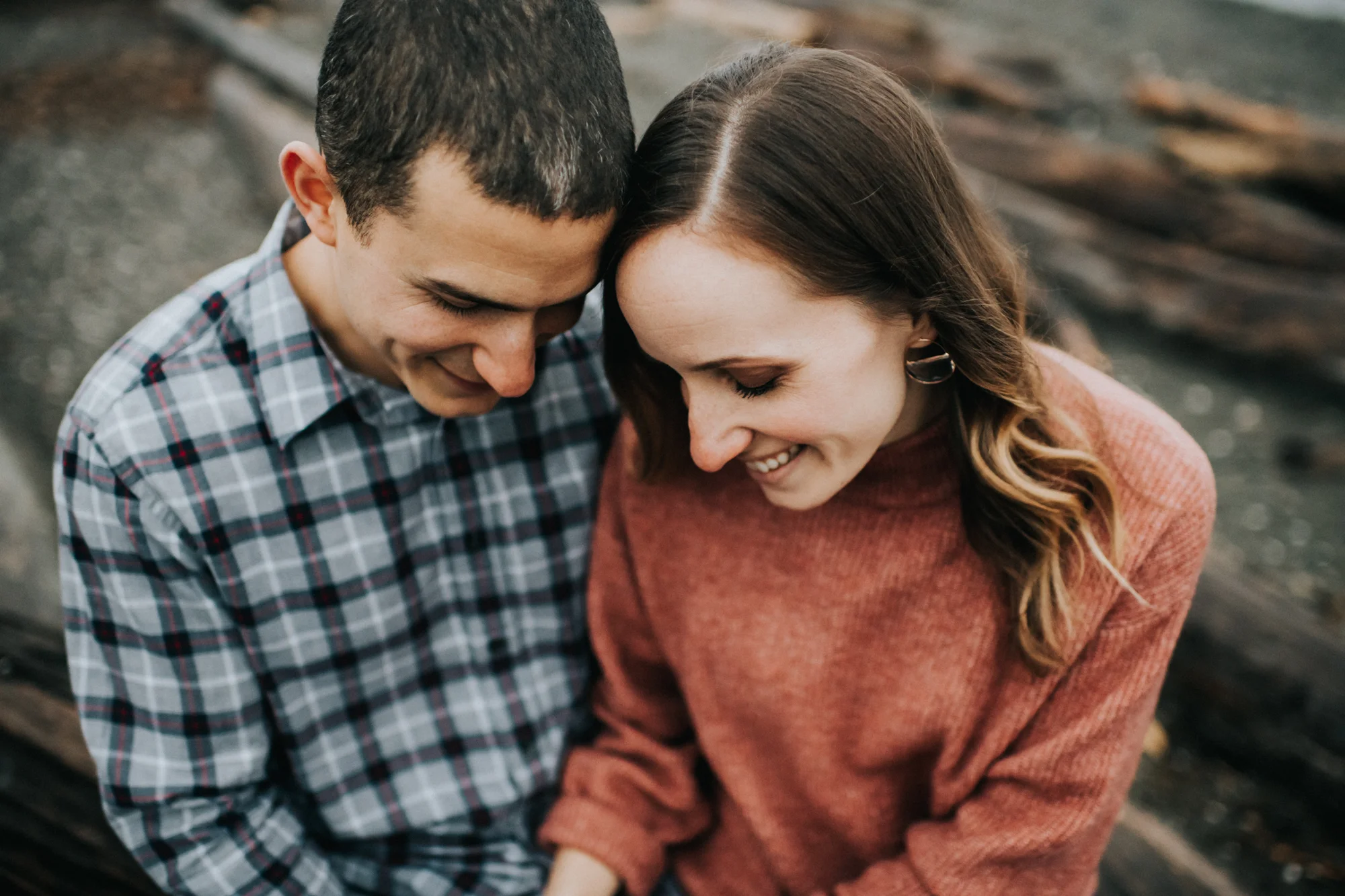 Engagement at Fay Bainbridge Park on Bainbridge Island WA | Nicole & Max