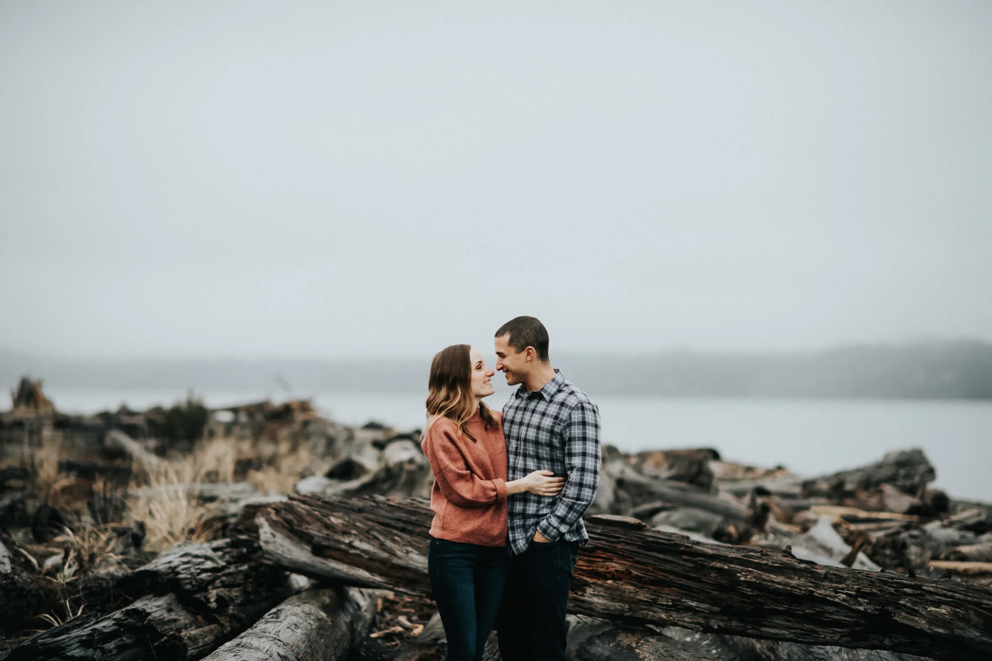 Engagement at Fay Bainbridge Park on Bainbridge Island WA | Nicole & Max