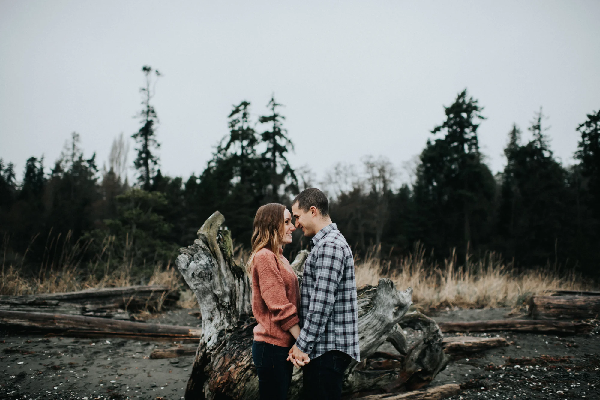 Engagement at Fay Bainbridge Park on Bainbridge Island WA | Nicole & Max