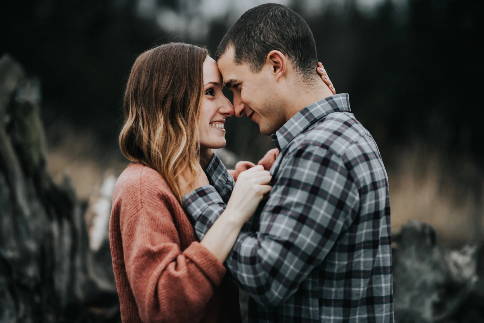 Engagement at Fay Bainbridge Park on Bainbridge Island WA | Nicole & Max