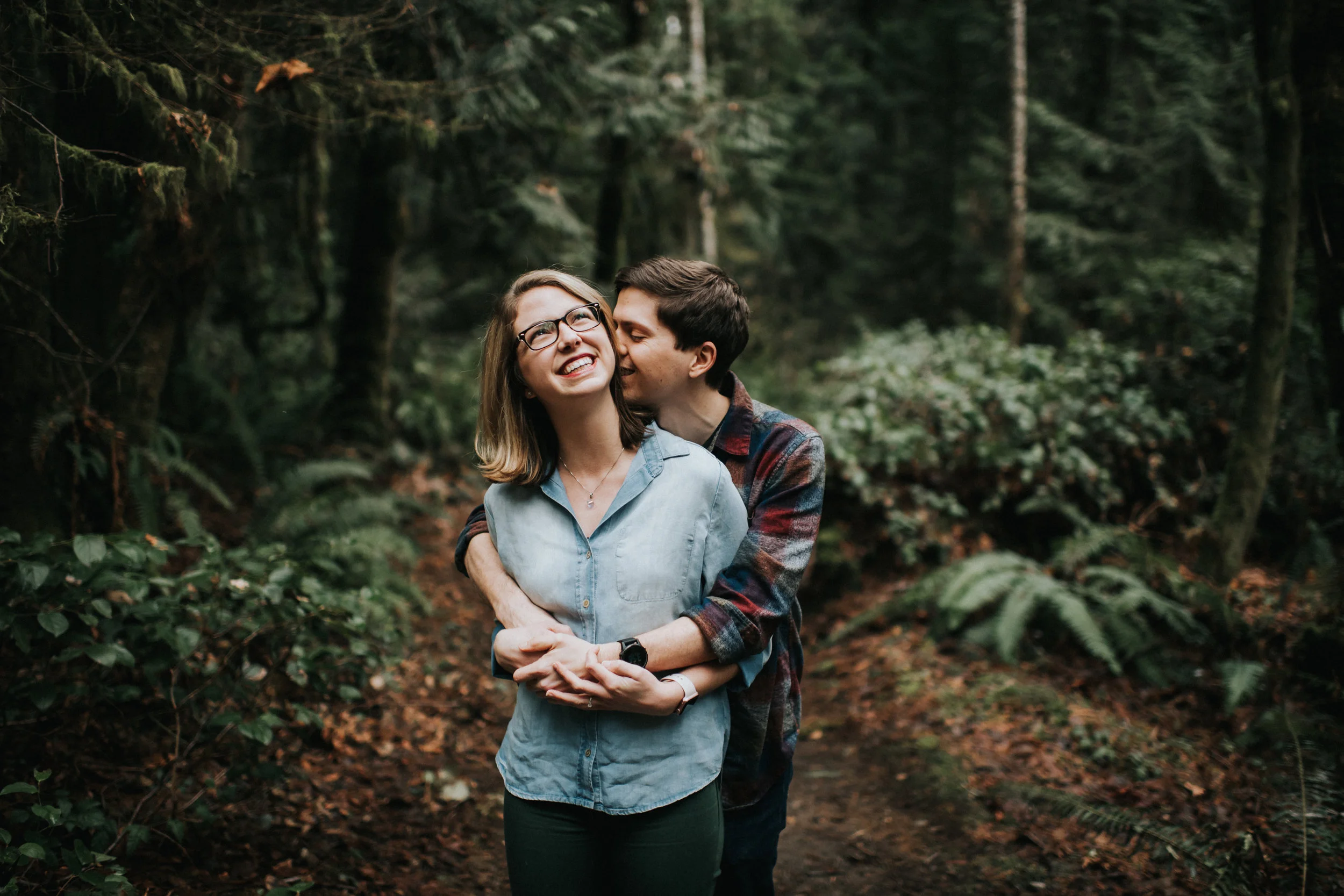 Bainbridge Island Engagement Session at Grand Forest and Fay Bainbridge Park
