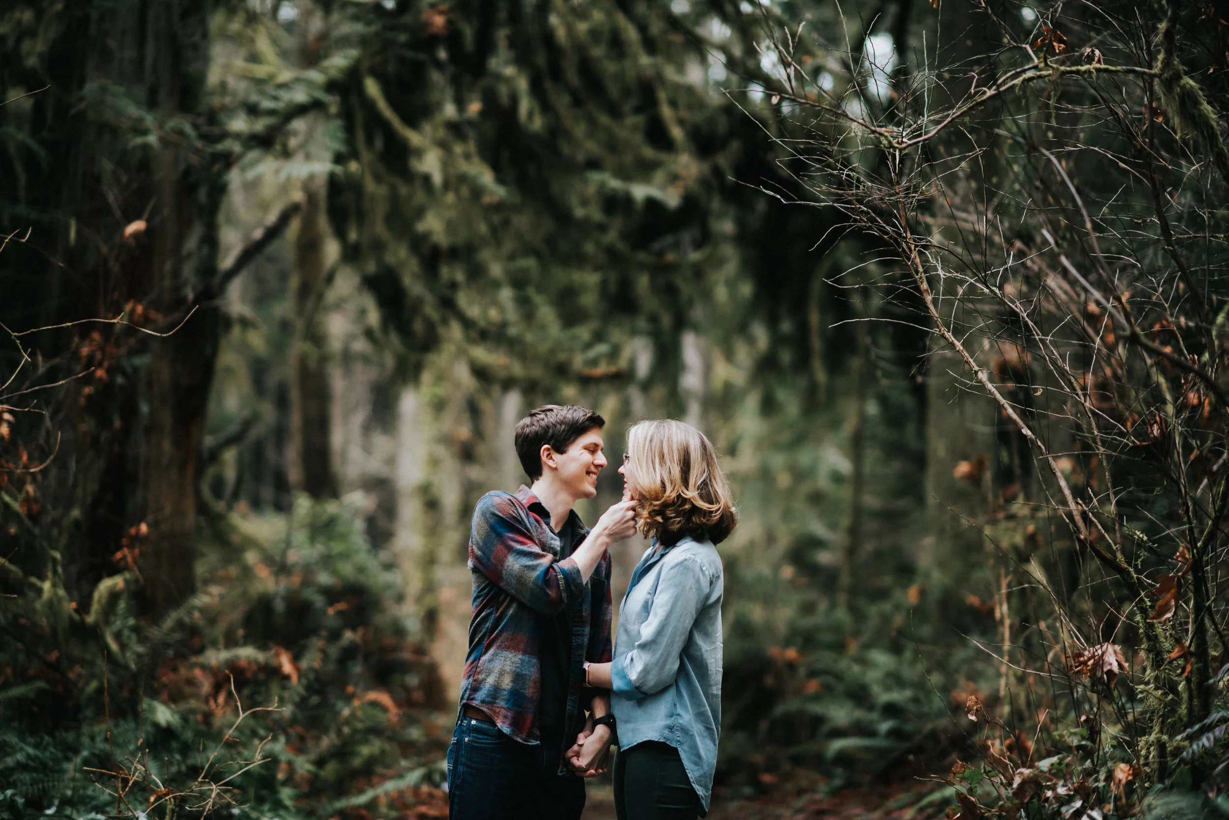 Bainbridge Island Engagement Session at Grand Forest and Fay Bainbridge Park
