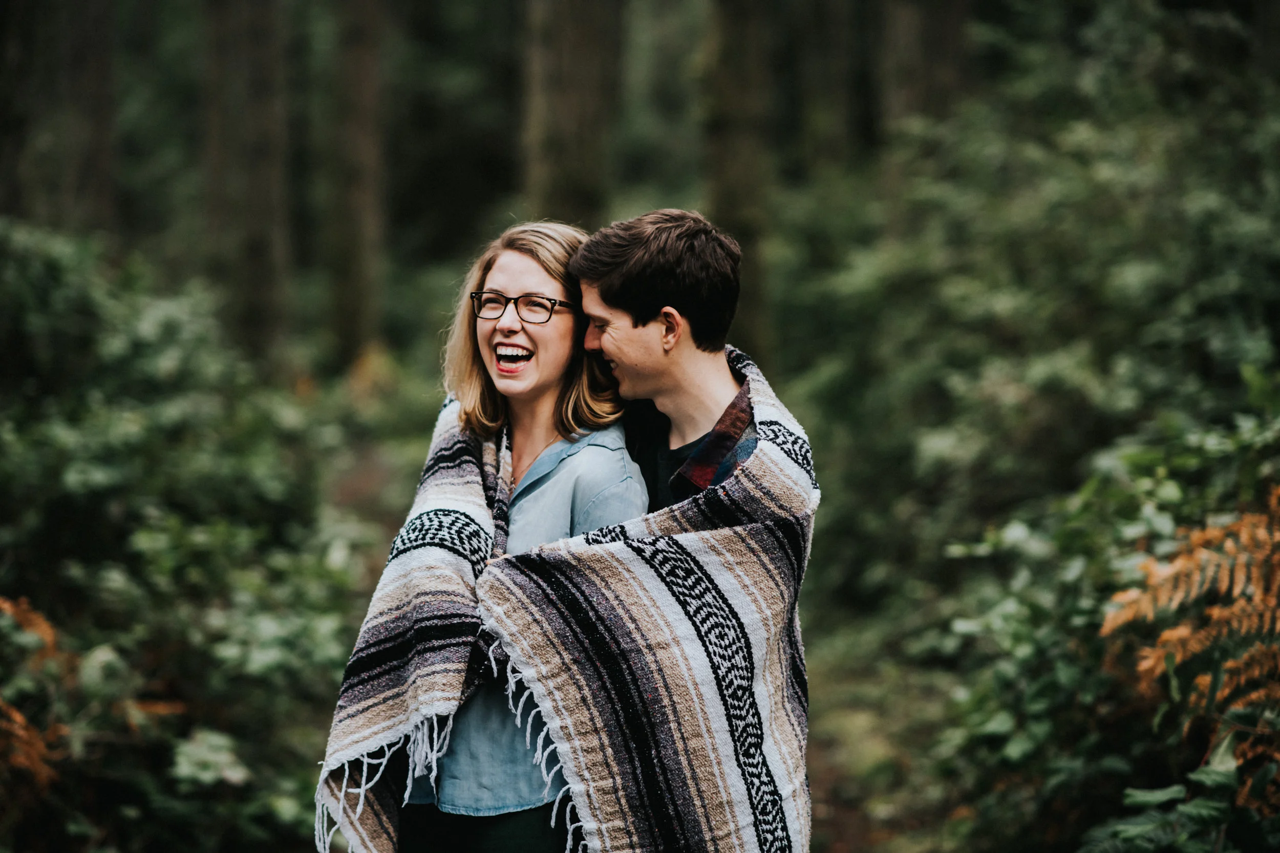 Bainbridge Island Engagement Session at Grand Forest and Fay Bainbridge Park