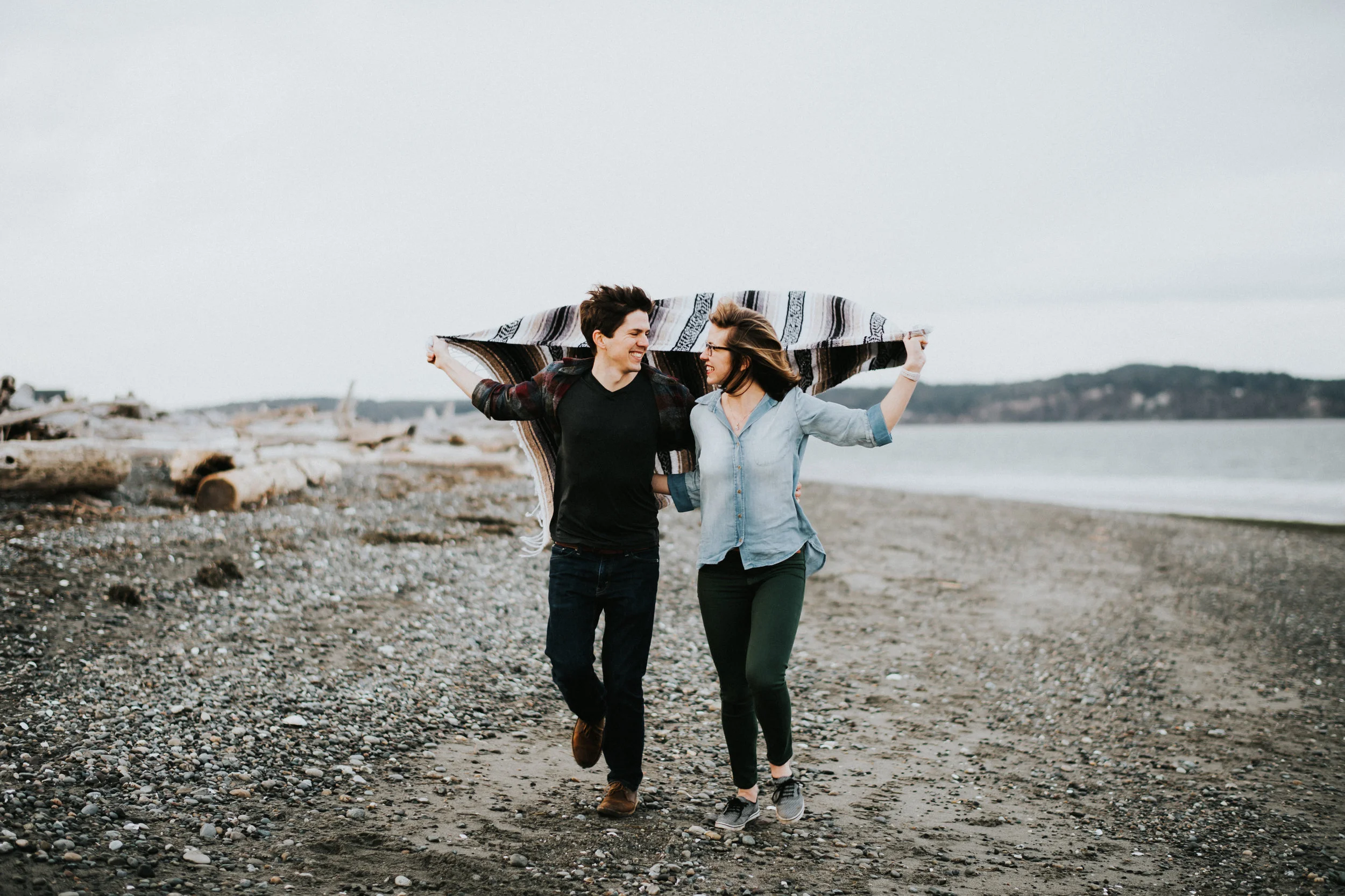 Bainbridge Island Engagement Session at Grand Forest and Fay Bainbridge Park