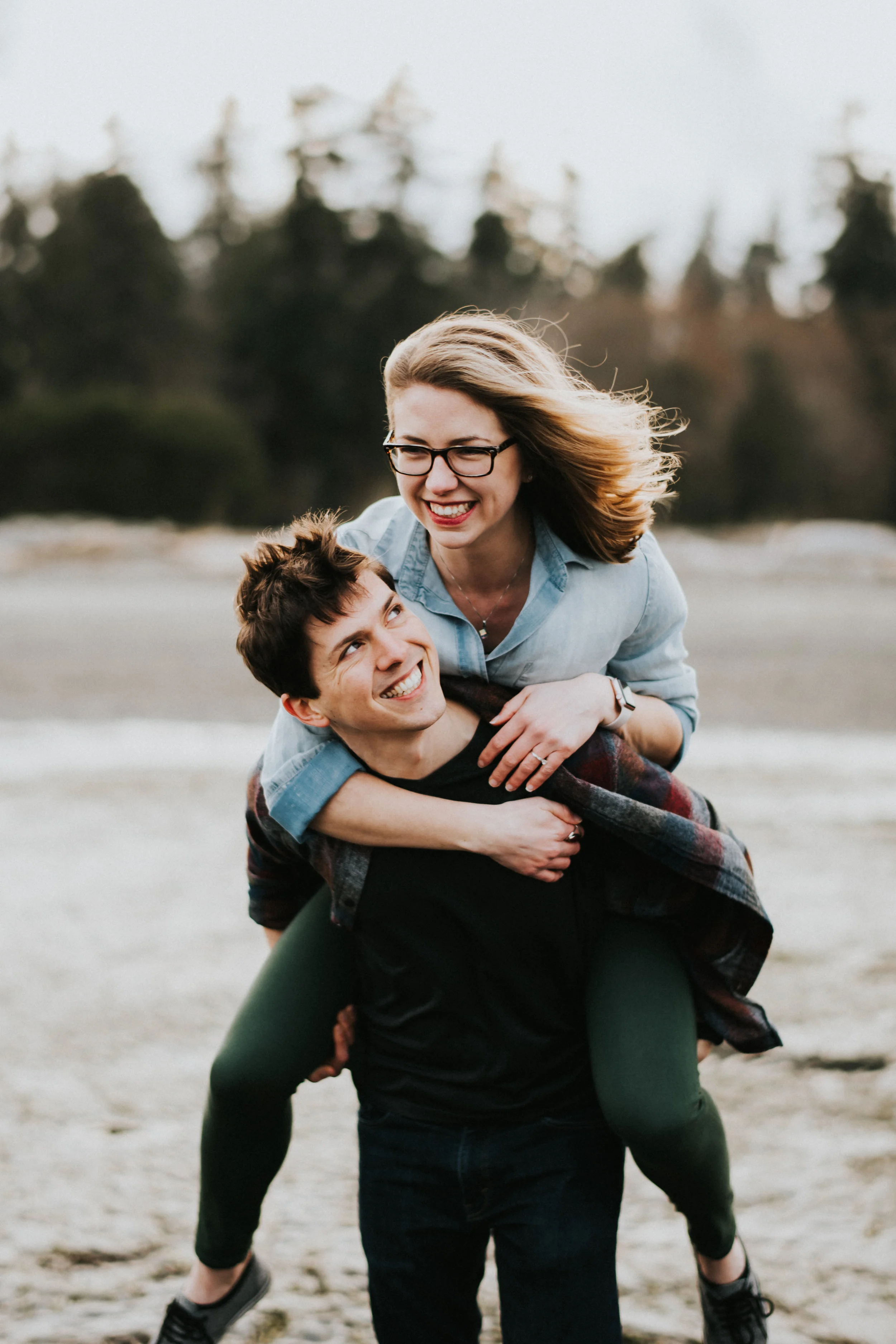 Bainbridge Island Engagement Session at Grand Forest and Fay Bainbridge Park
