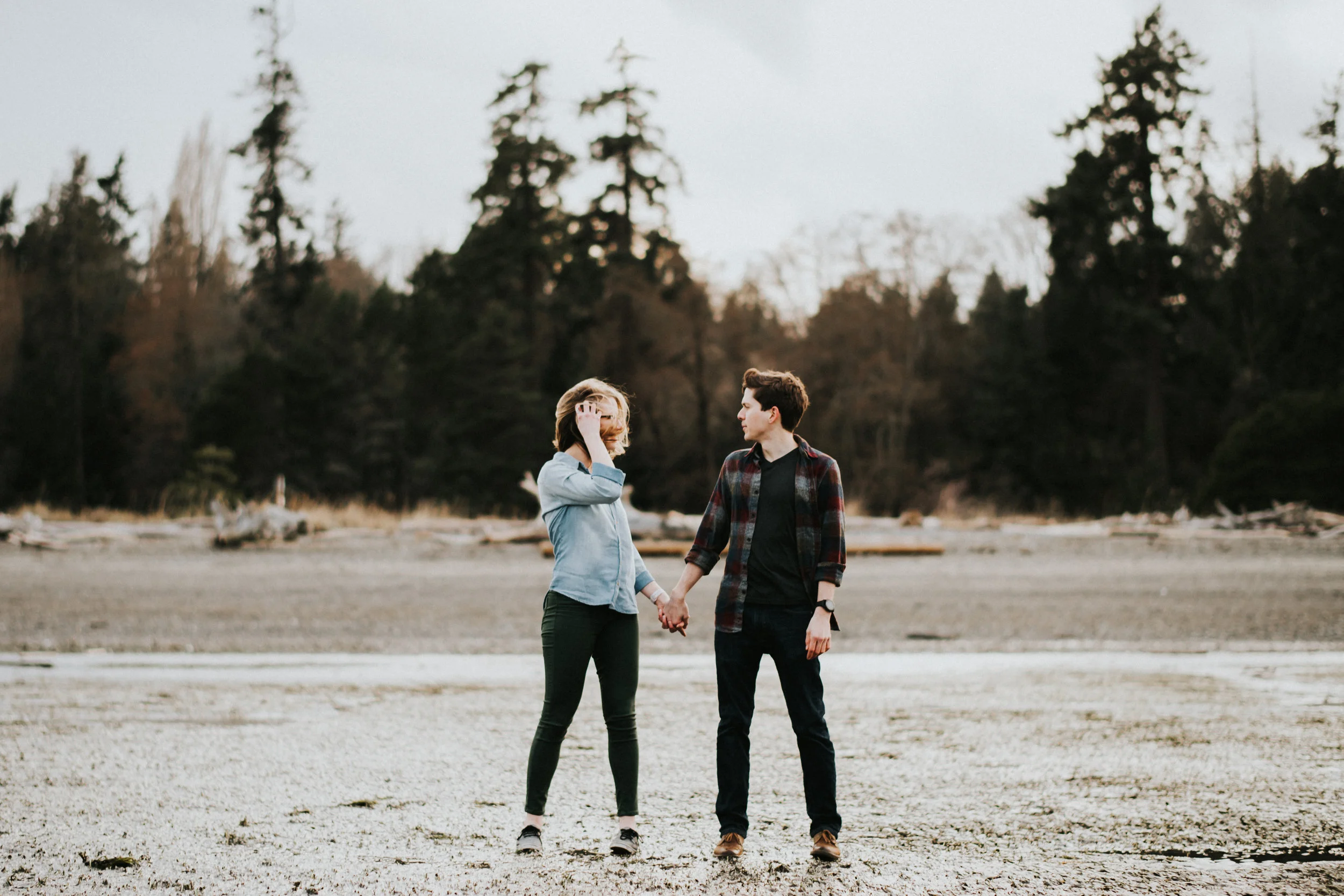 Bainbridge Island Engagement Session at Grand Forest and Fay Bainbridge Park