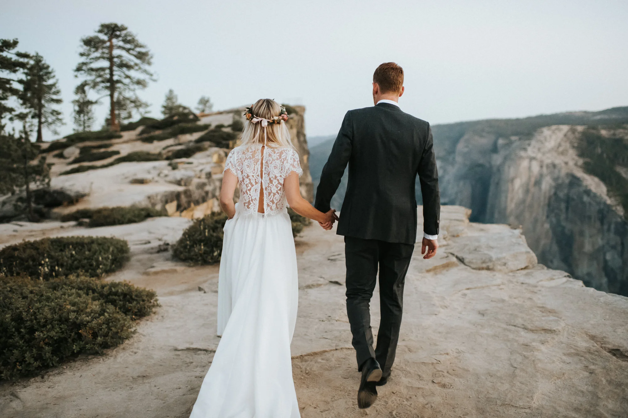 Sunrise Yosemite National Park Elopement at Taft Point