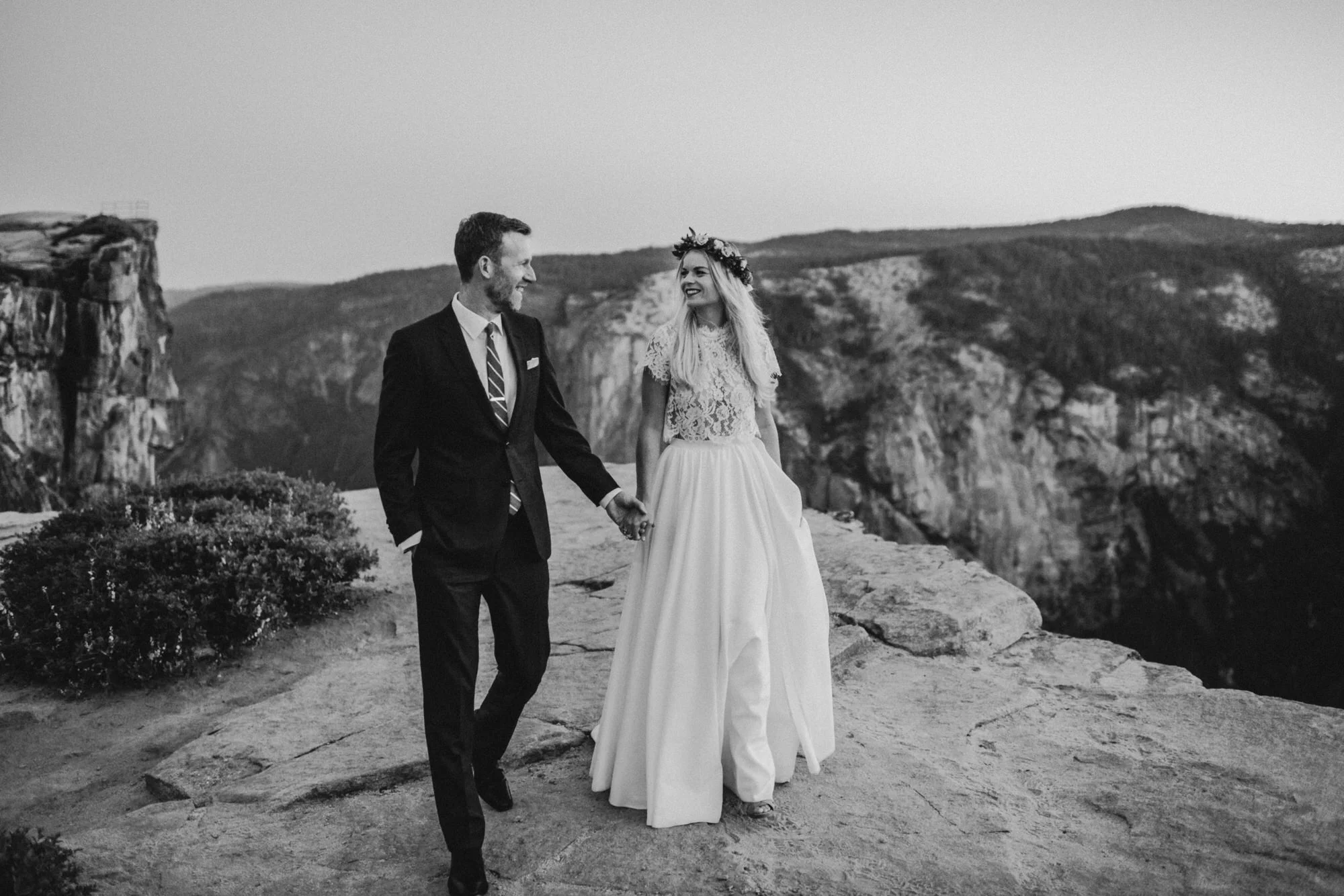 Sunrise Yosemite National Park Elopement at Taft Point