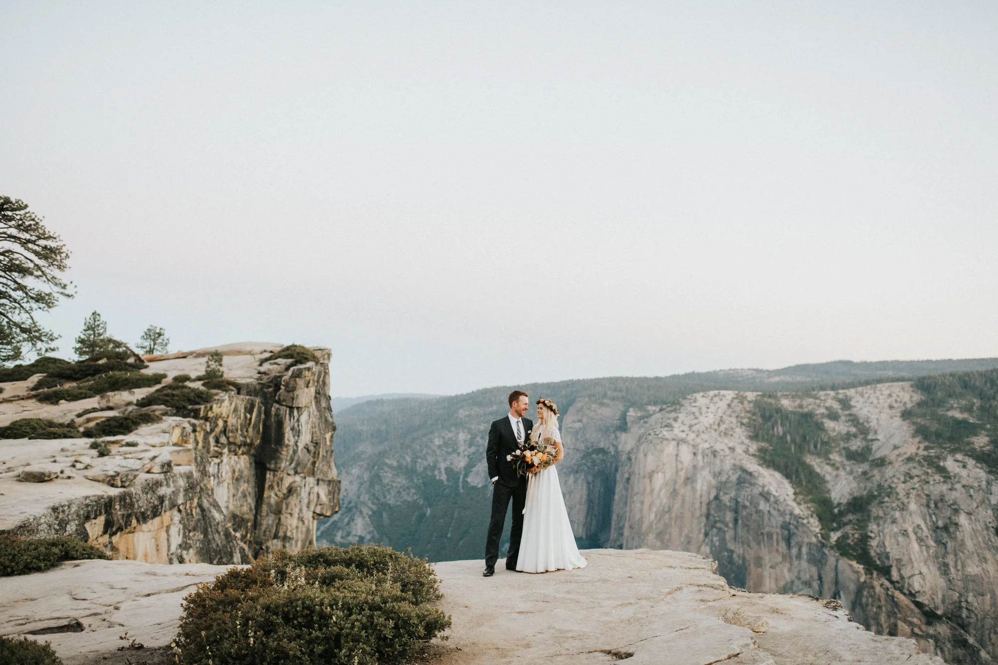 Sunrise Yosemite National Park Elopement at Taft Point