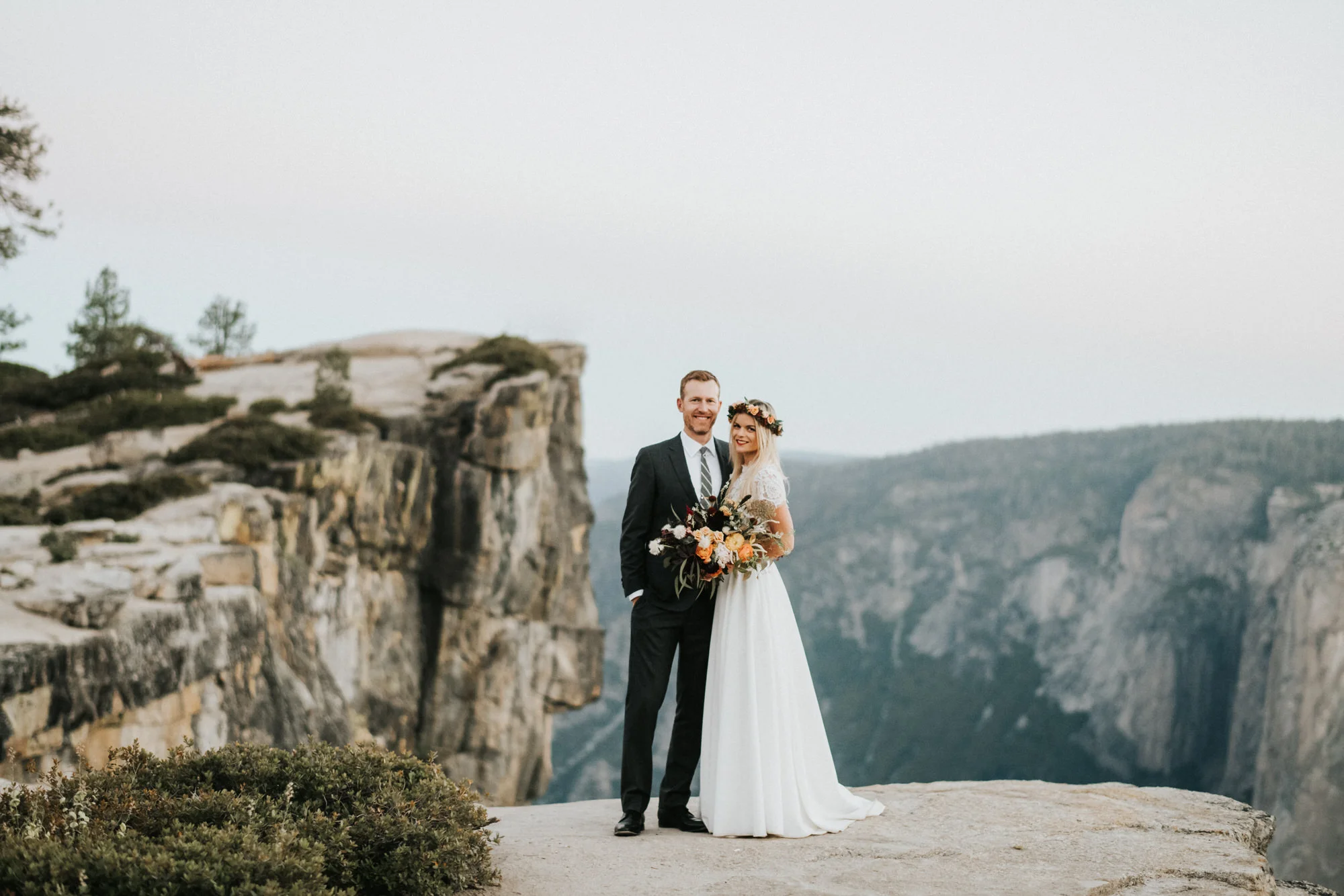Sunrise Yosemite National Park Elopement at Taft Point