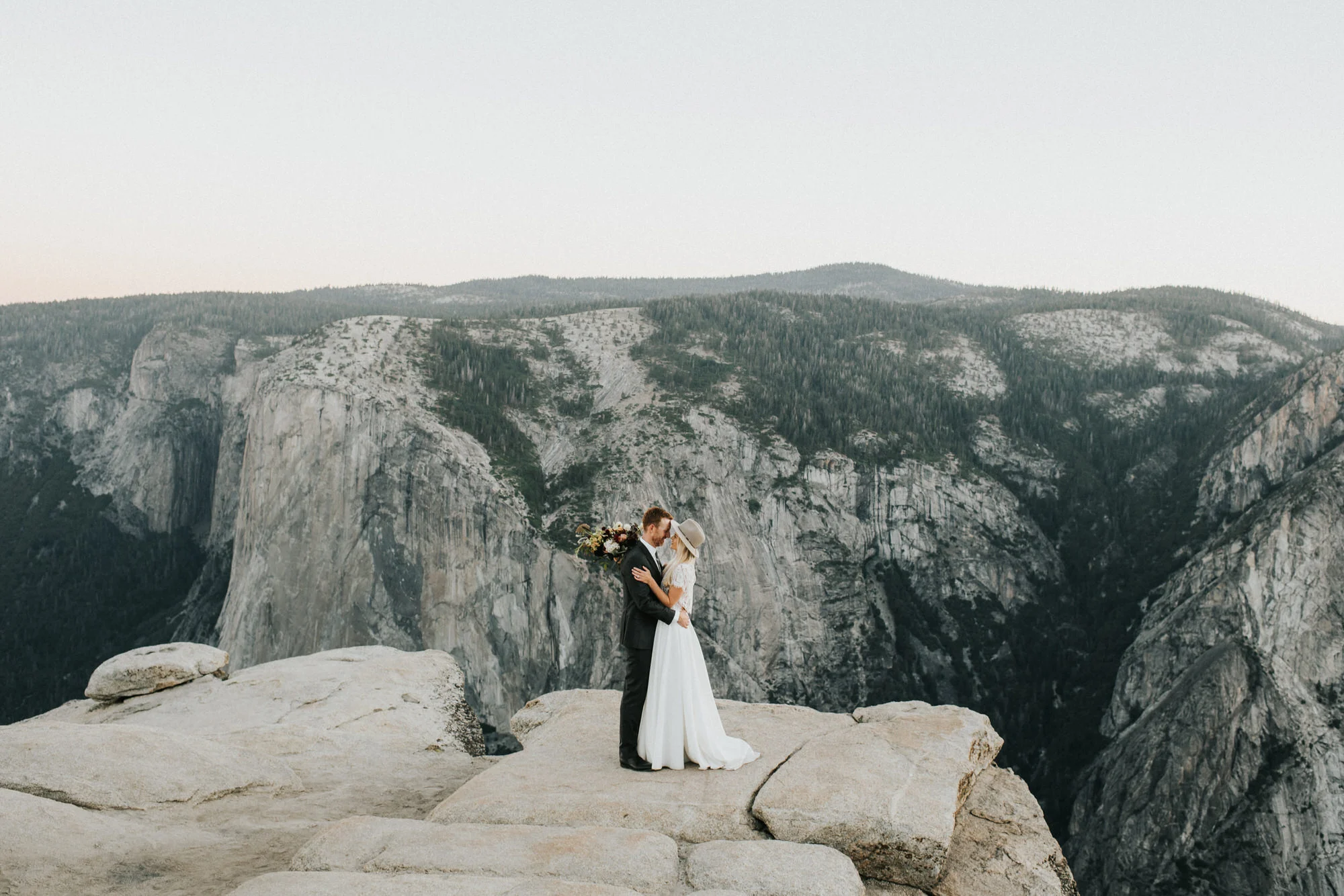 Sunrise Yosemite National Park Elopement at Taft Point