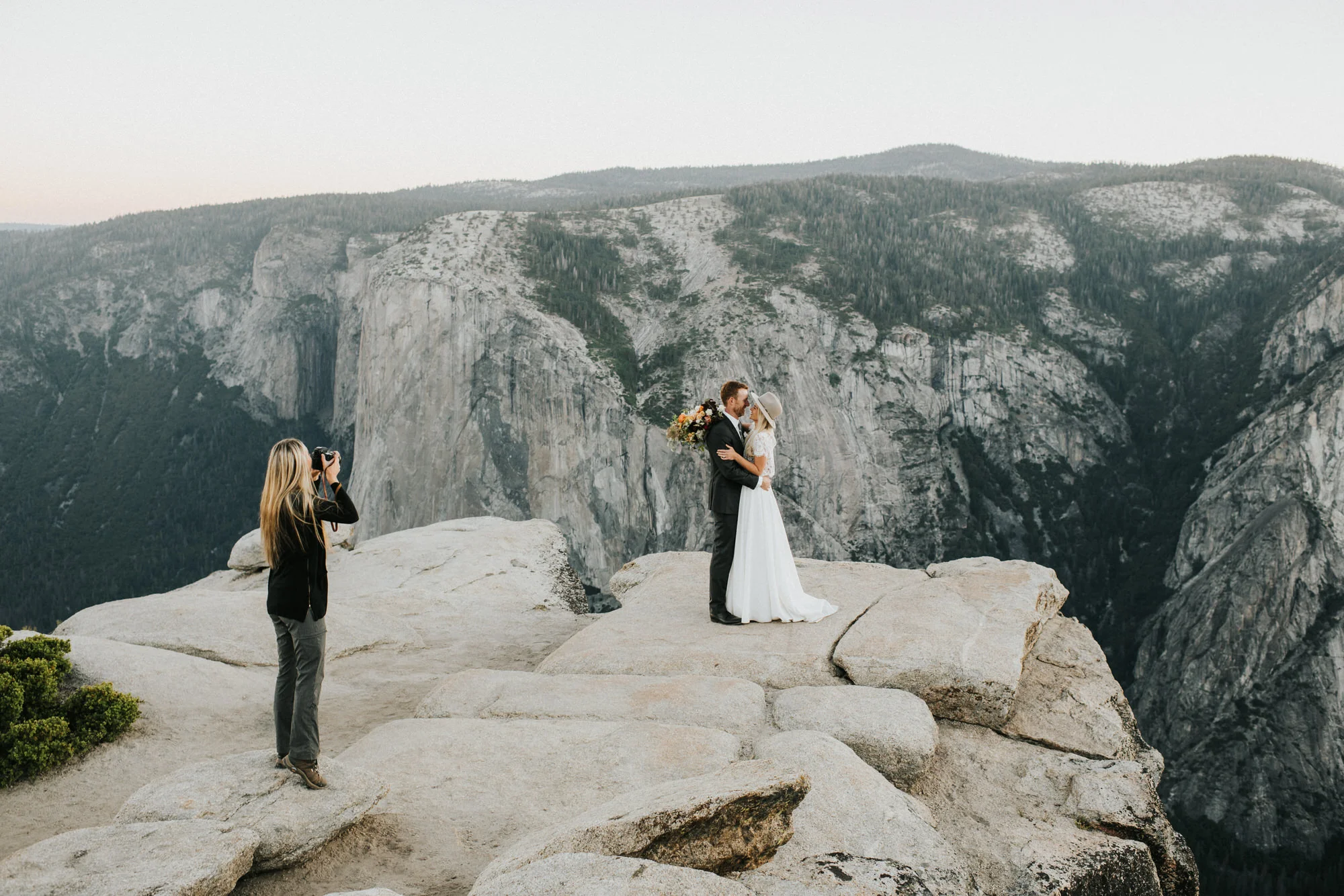 Sunrise Yosemite National Park Elopement at Taft Point