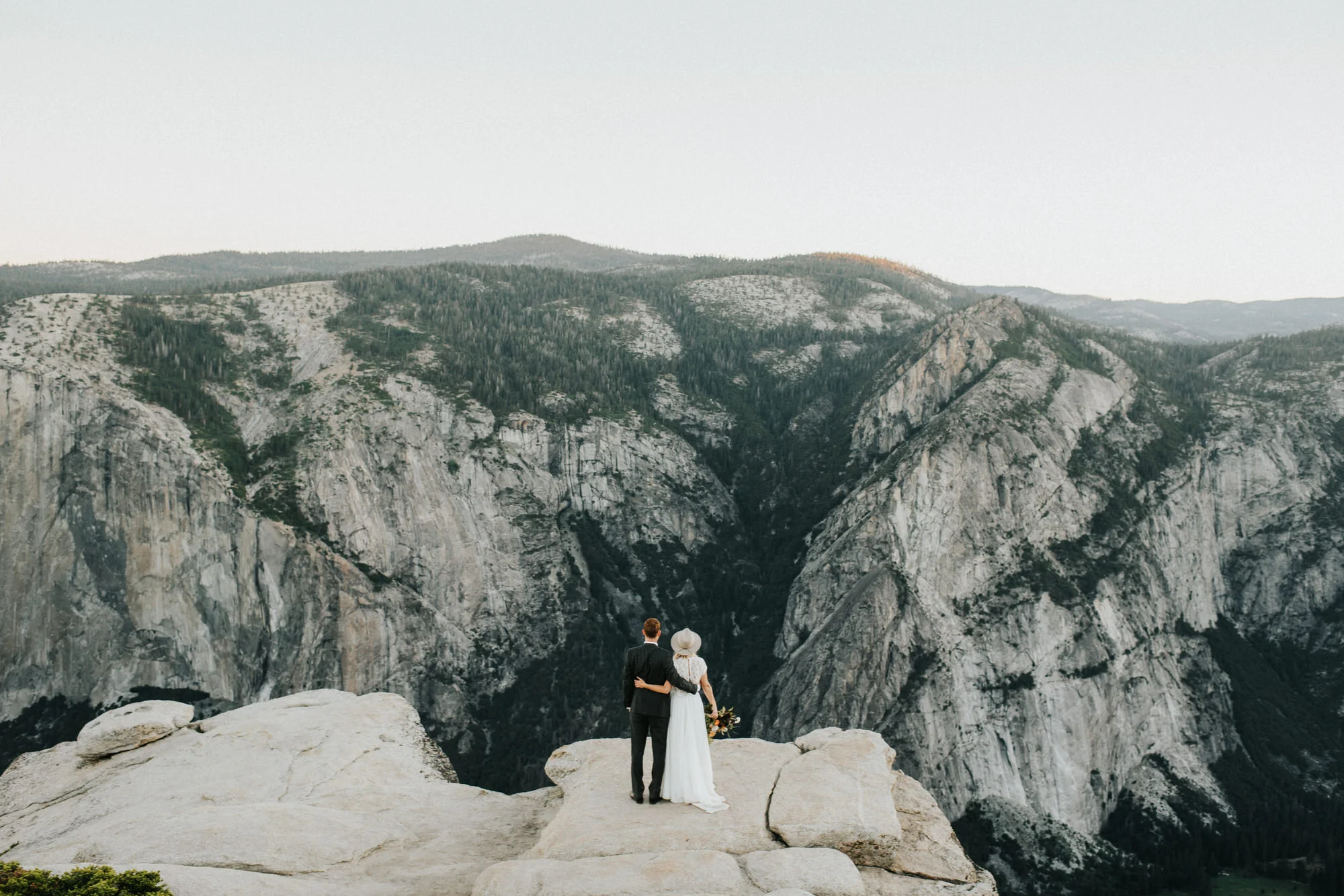 Sunrise Yosemite National Park Elopement at Taft Point