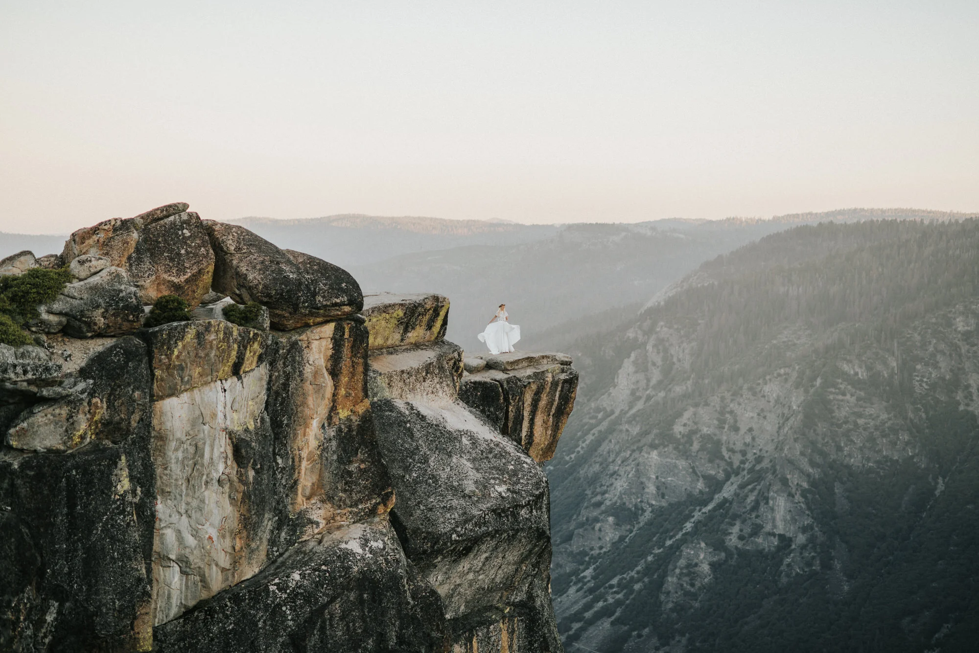 Sunrise Yosemite National Park Elopement at Taft Point