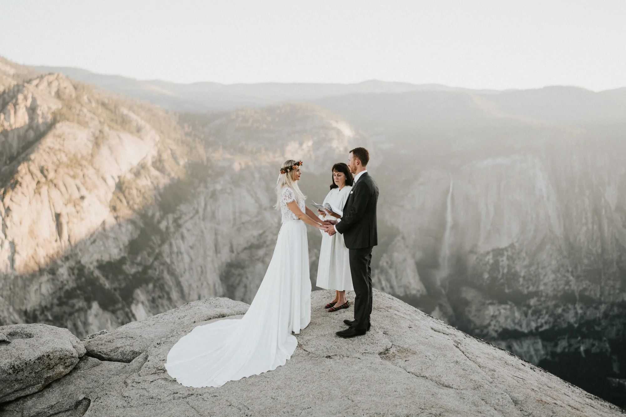 Sunrise Yosemite National Park Elopement at Taft Point