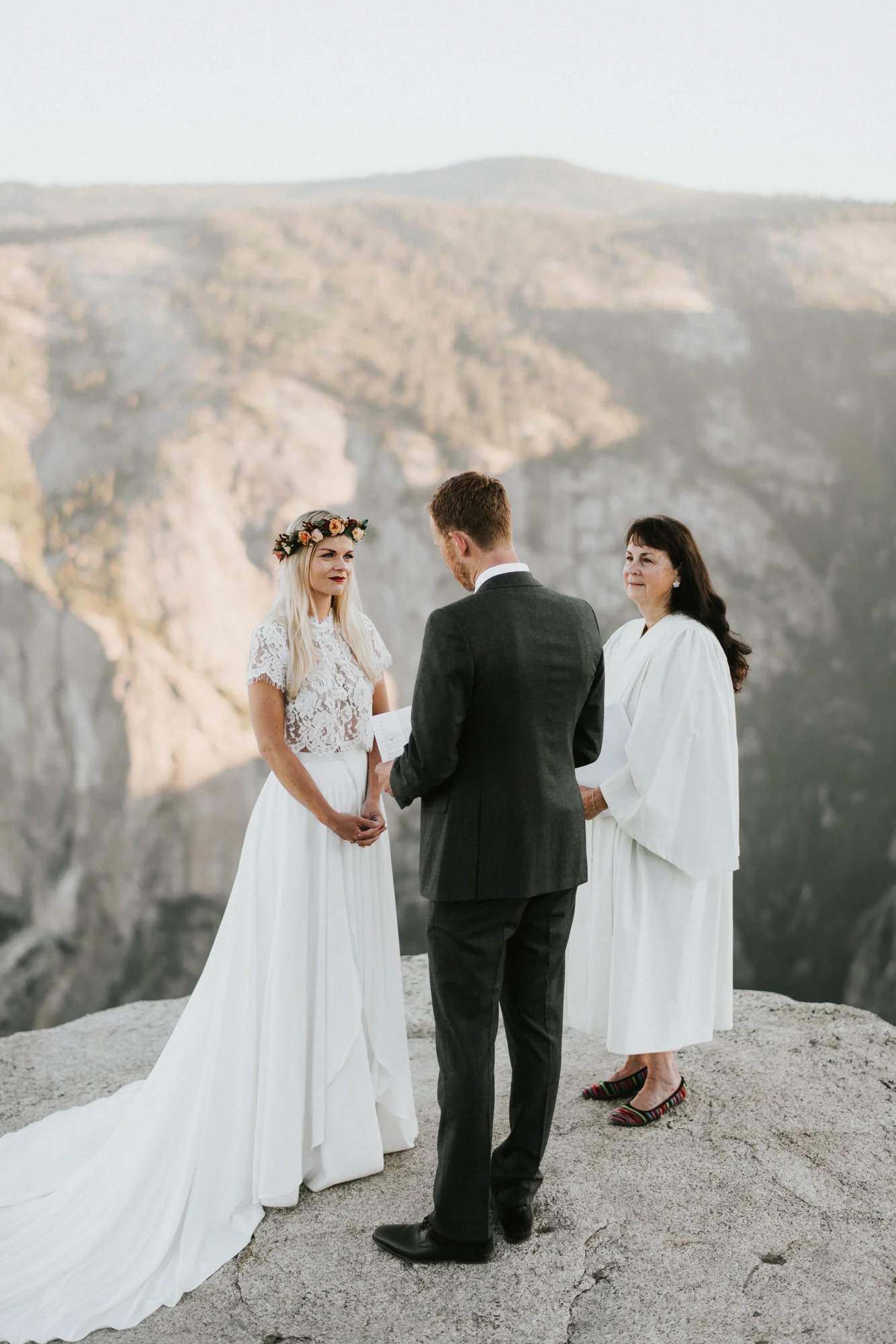 Sunrise Yosemite National Park Elopement at Taft Point