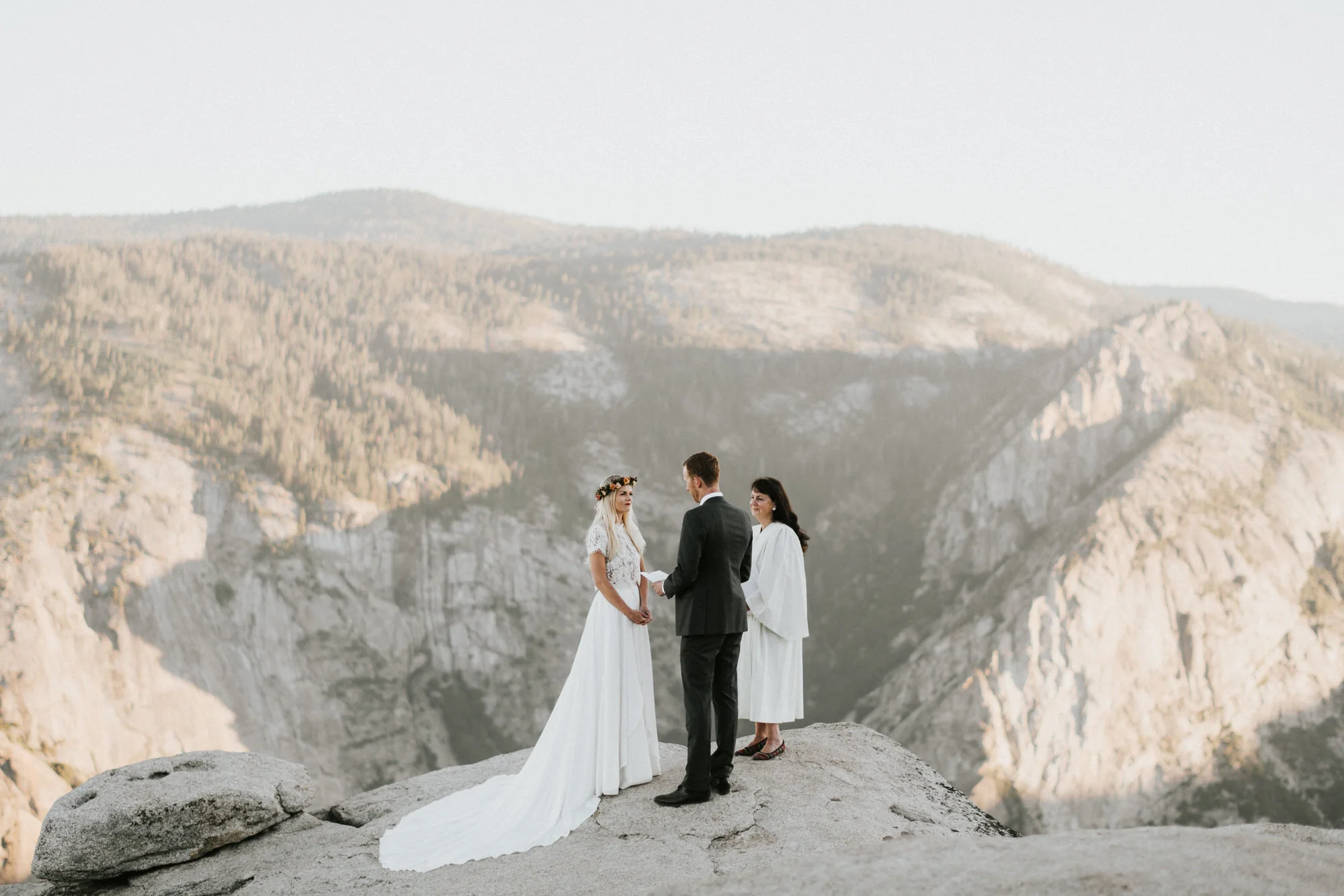 Sunrise Yosemite National Park Elopement at Taft Point