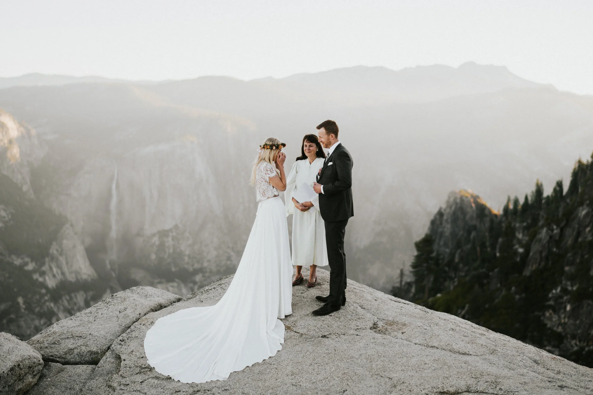 Sunrise Yosemite National Park Elopement at Taft Point