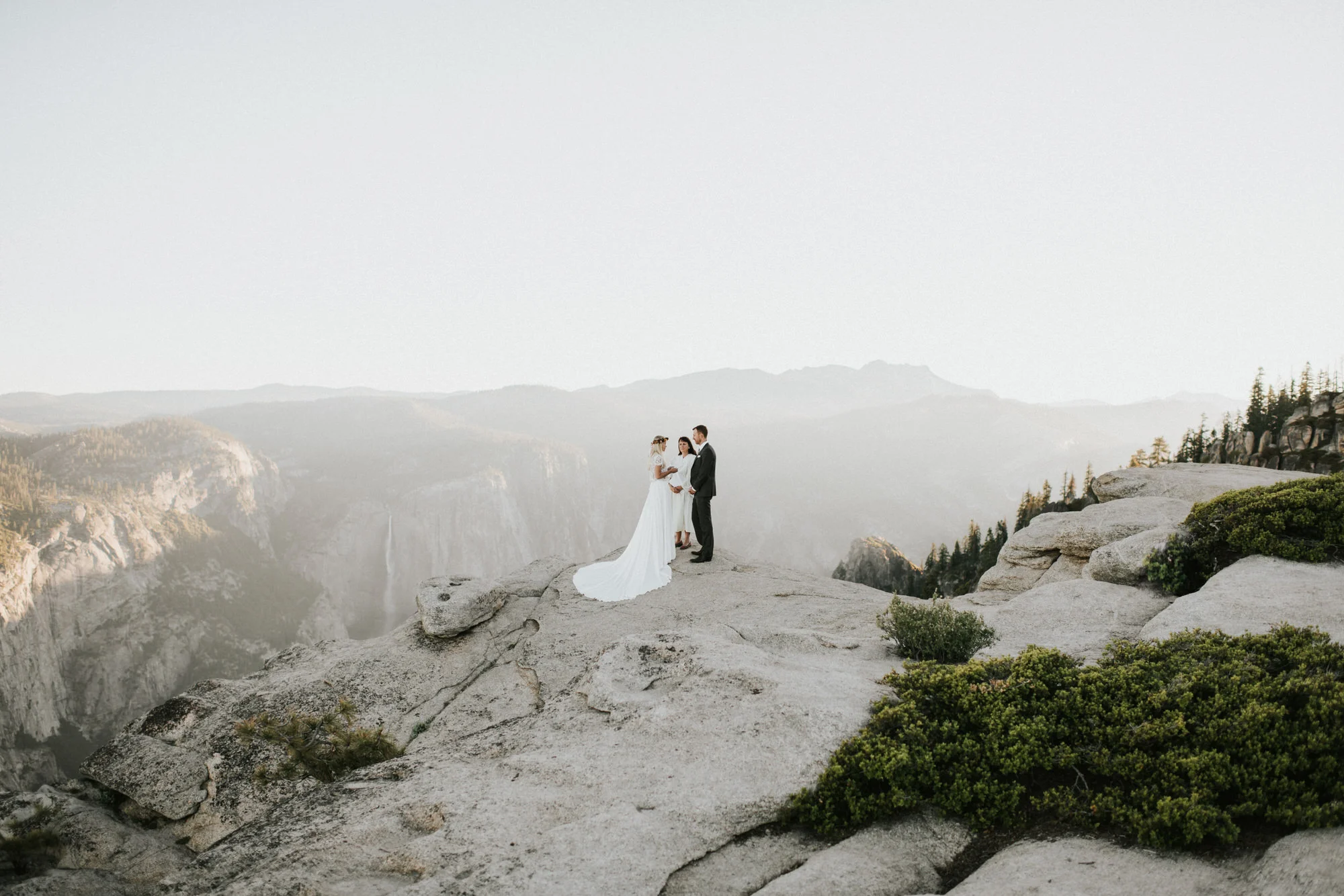 Sunrise Yosemite National Park Elopement at Taft Point