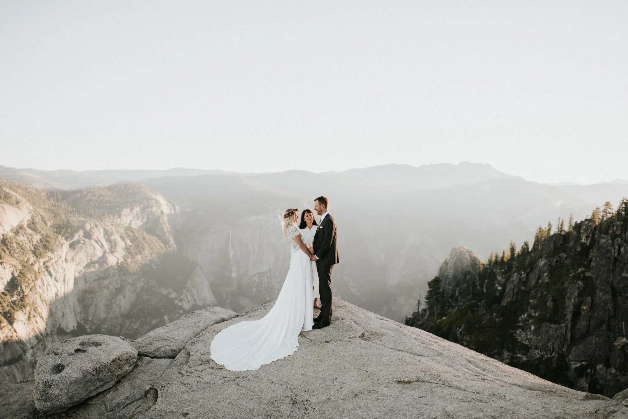 Sunrise Yosemite National Park Elopement at Taft Point